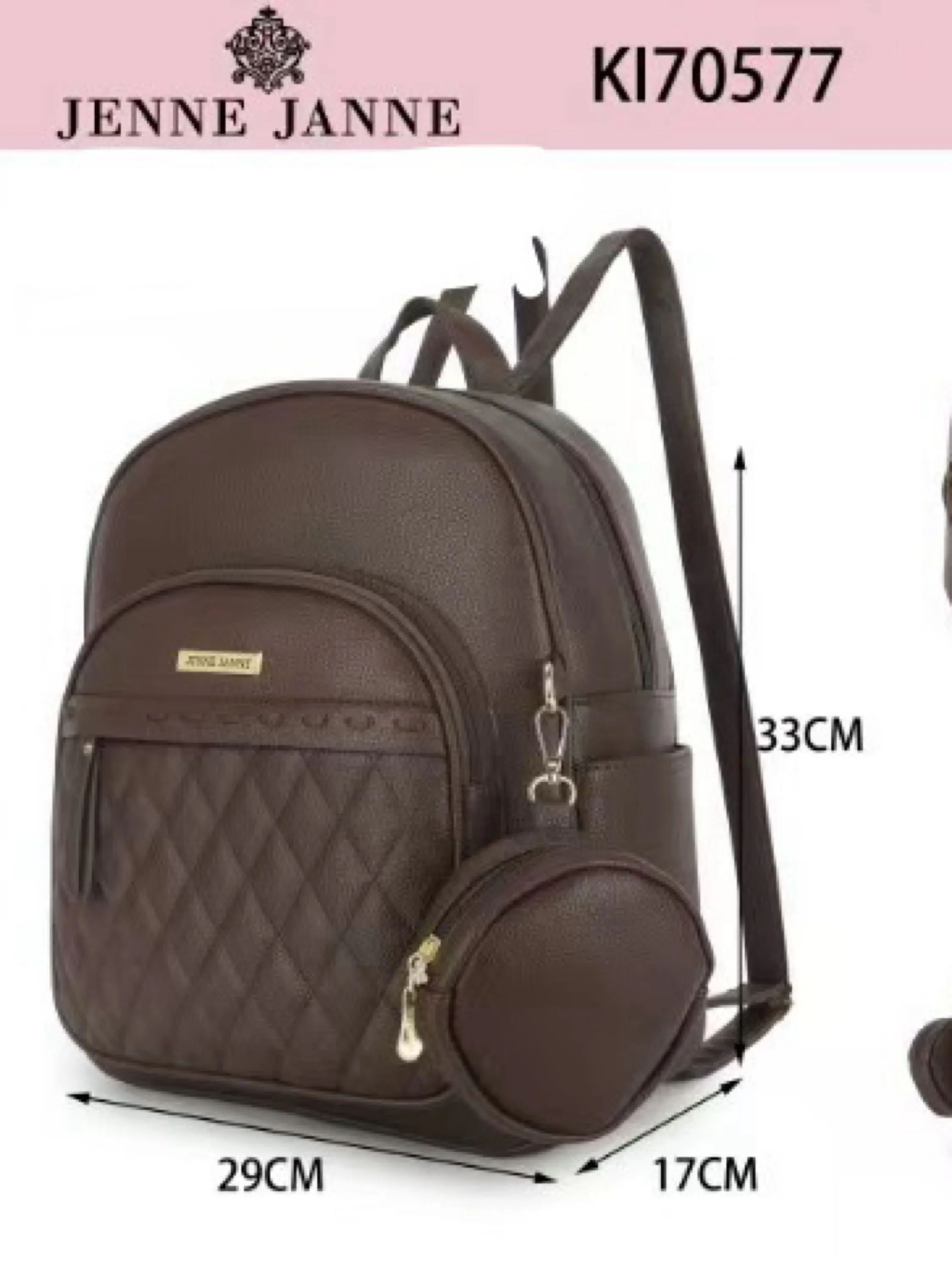 Mochila grande com chaveiro KI70577