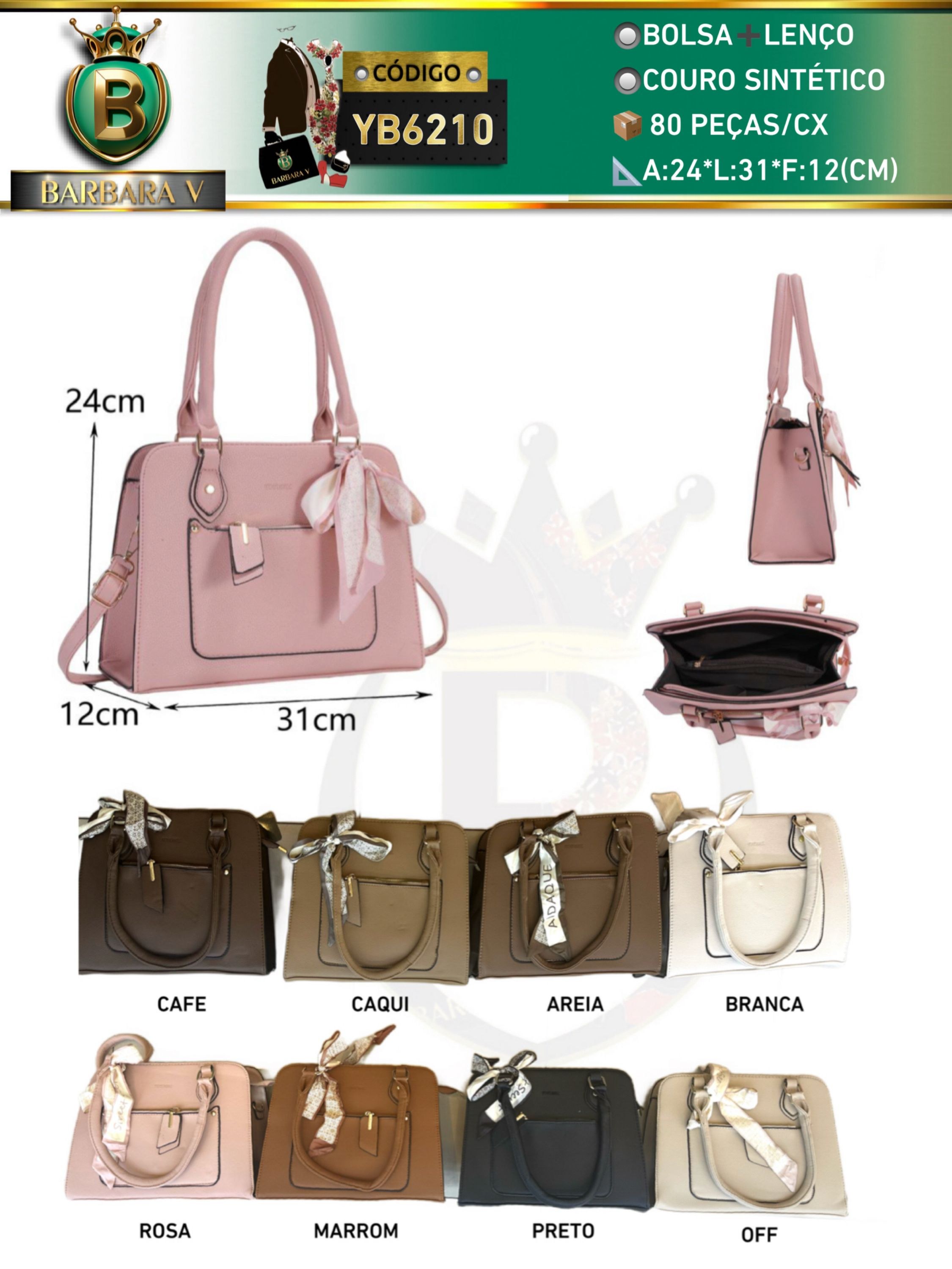 BARBARA V BOLSAS/Bolsa com lenço(YB6210)