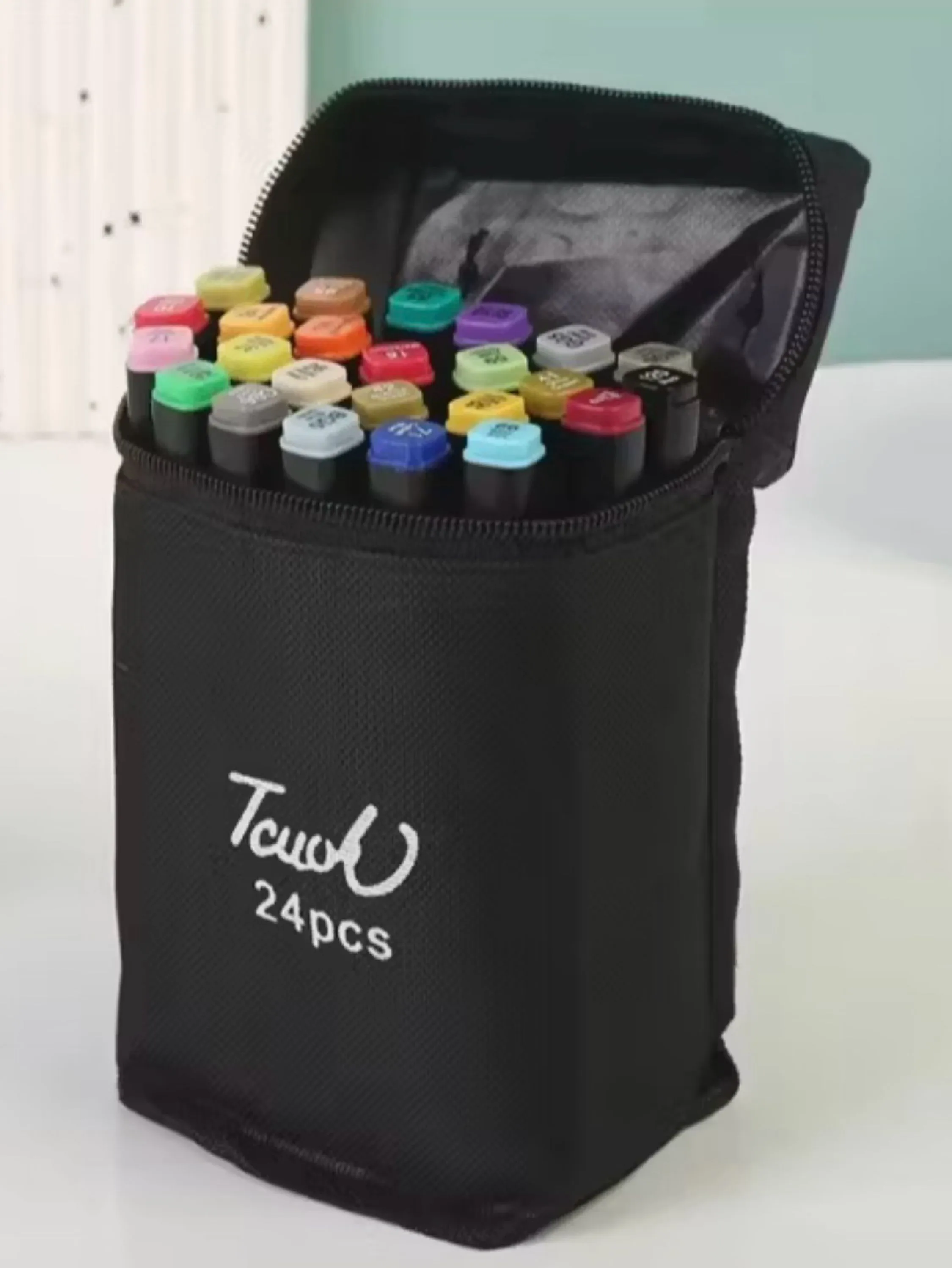 24 Peças /KIT Caneta Marcadora De Ponta Dupla Conjunto