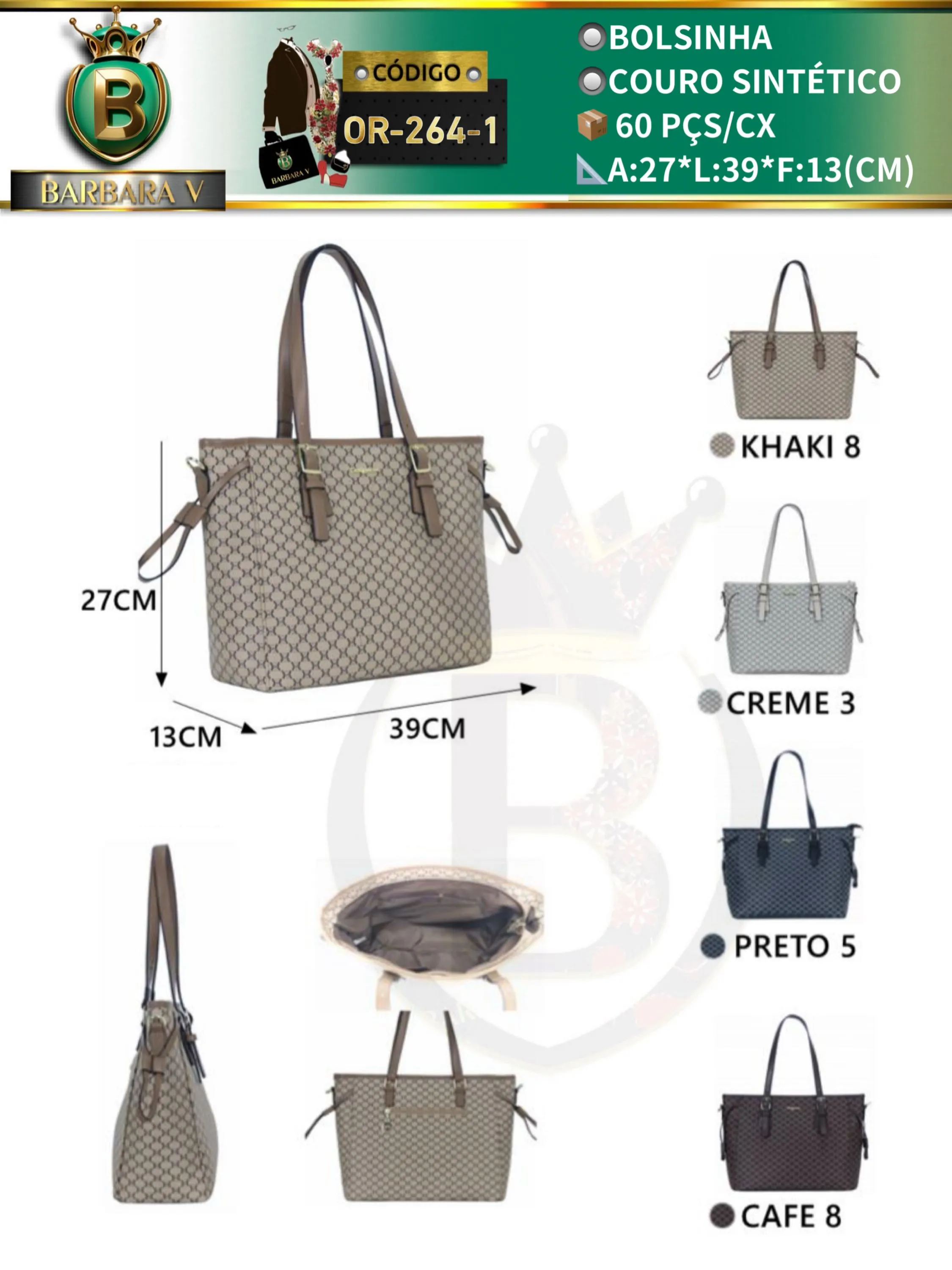 BARBARA V BOLSAS/bolsa feminina (OR-264-1)