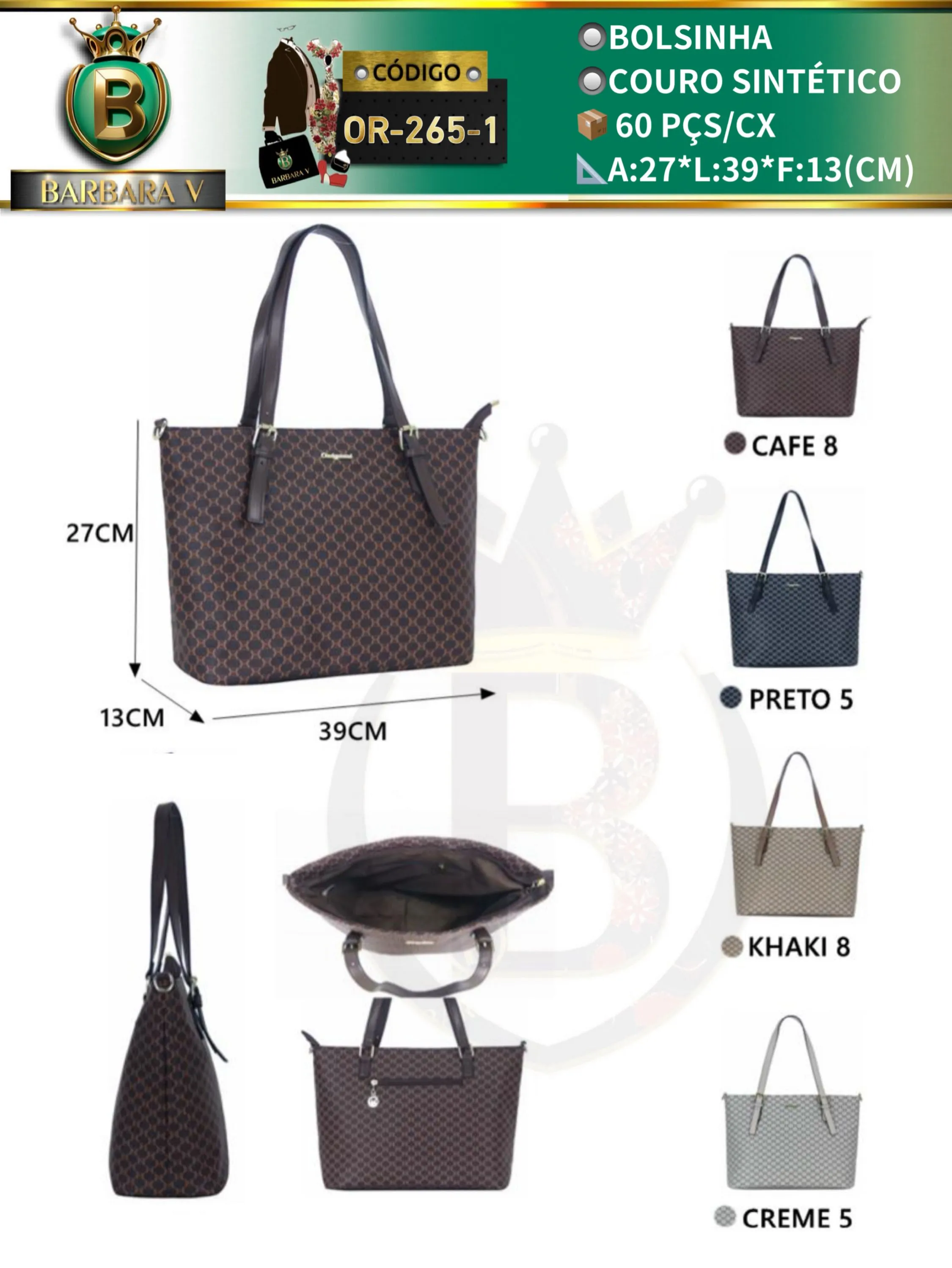BARBARA V BOLSAS/bolsa feminina (OR-265-1)