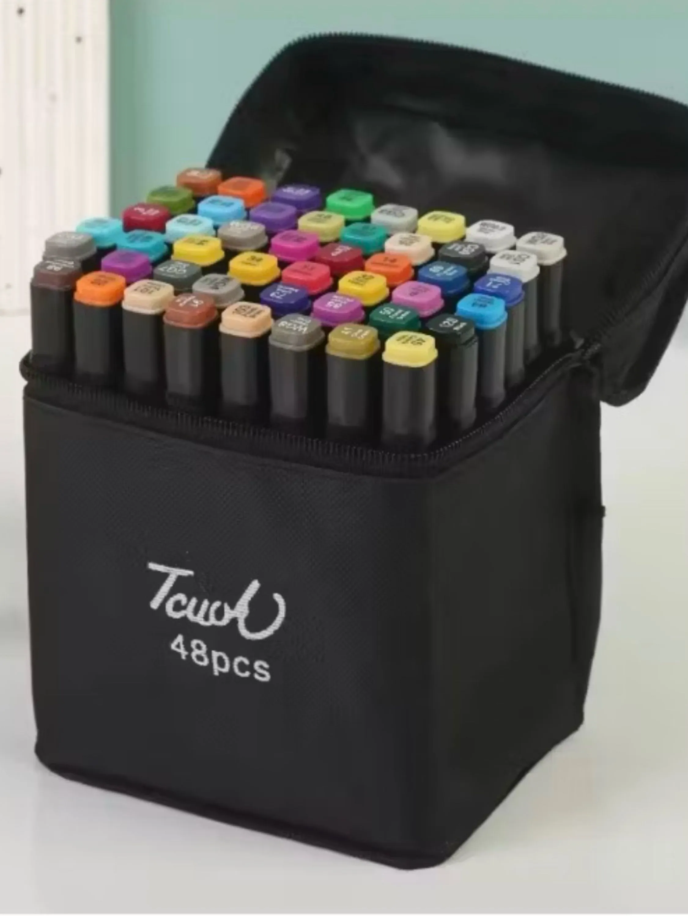 48 Peças /KIT Caneta Marcadora De Ponta Dupla Conjunto