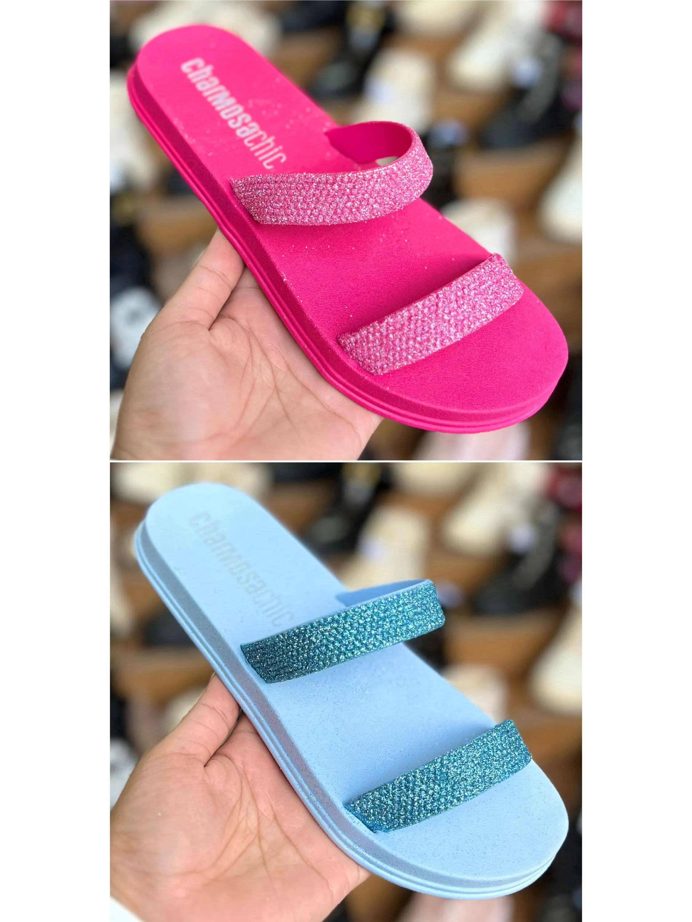 Chinelo Feminino Charmosa Chic do 33 ao 40 Atacado Kit 12 Pares