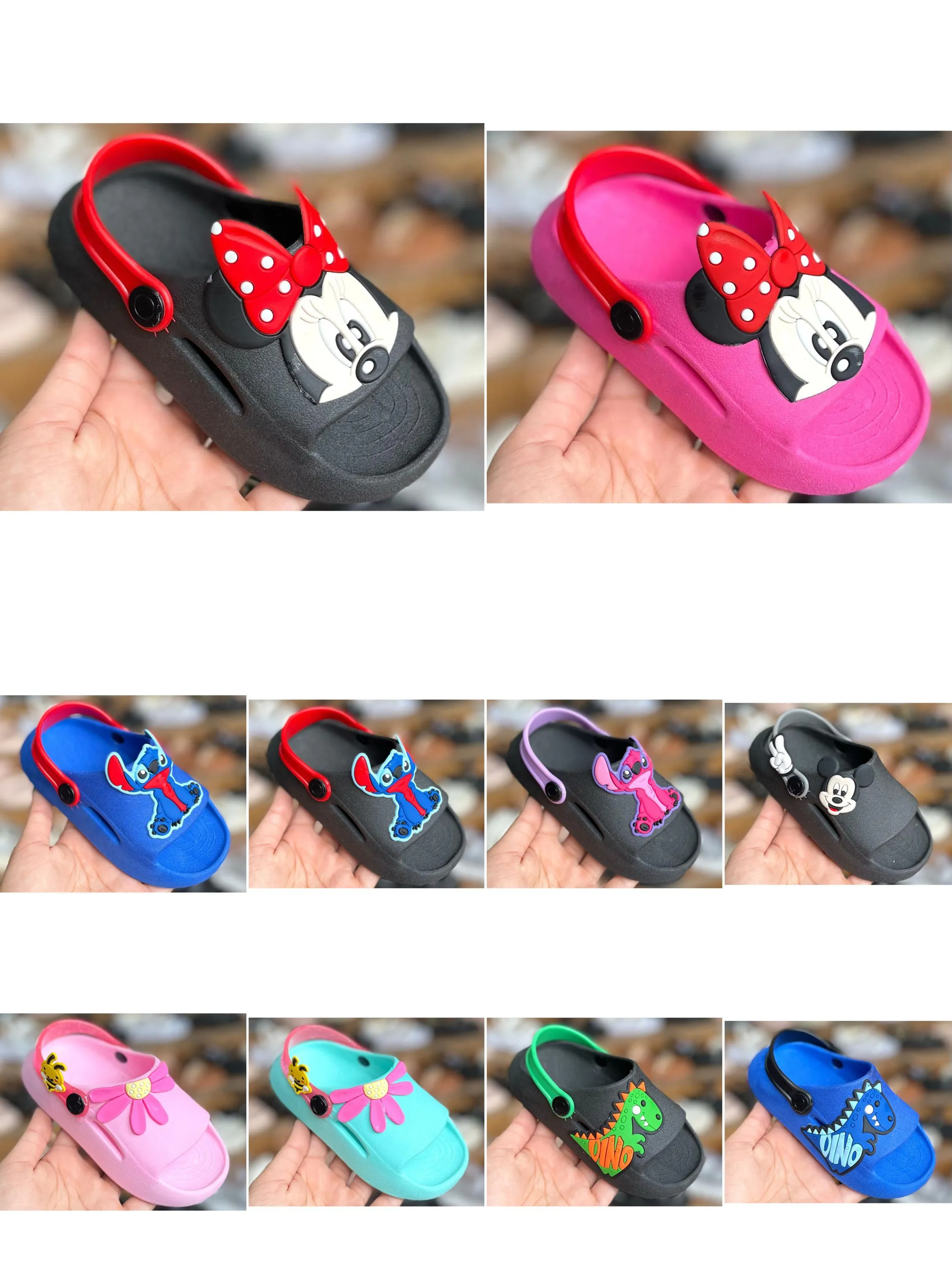 Chinelo Infantil Simples Passo do 21 ao 28 Kit 12 Pares