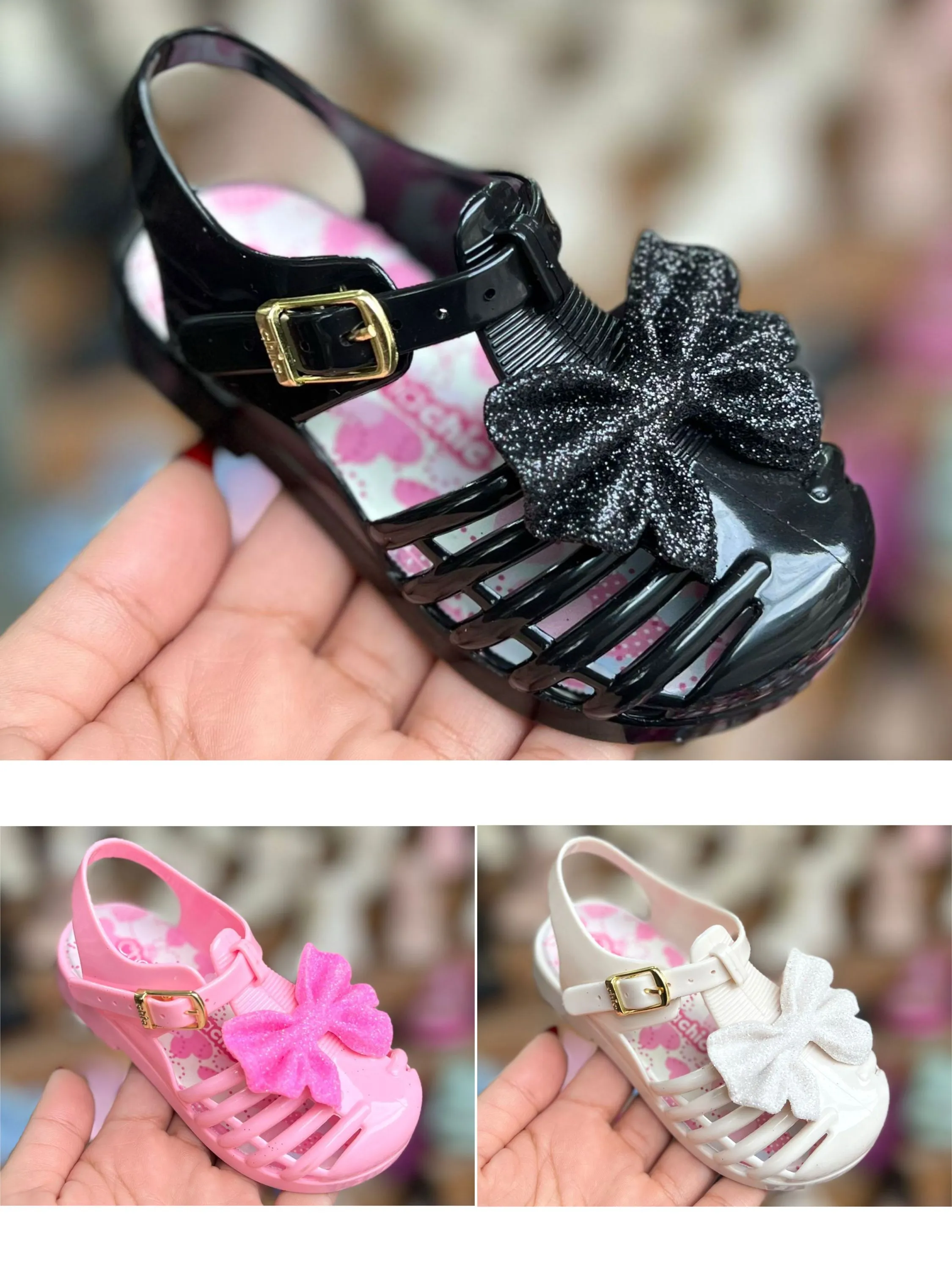 Sandalia Infantil Charmosinha Chic do 17 ao 24 Atacado Kit 12 Pares