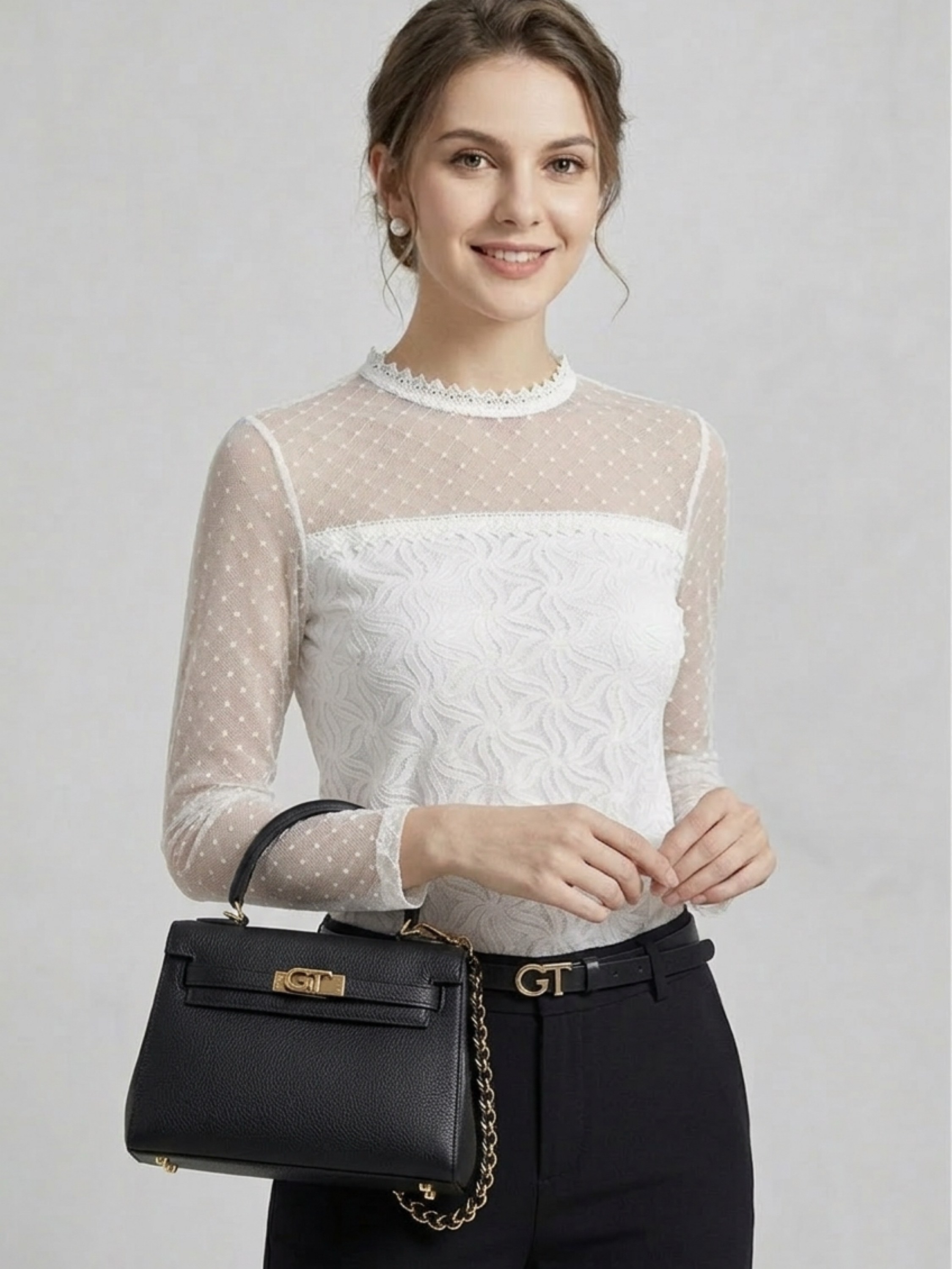 Blusa feminino manga longa de tuli gt-988