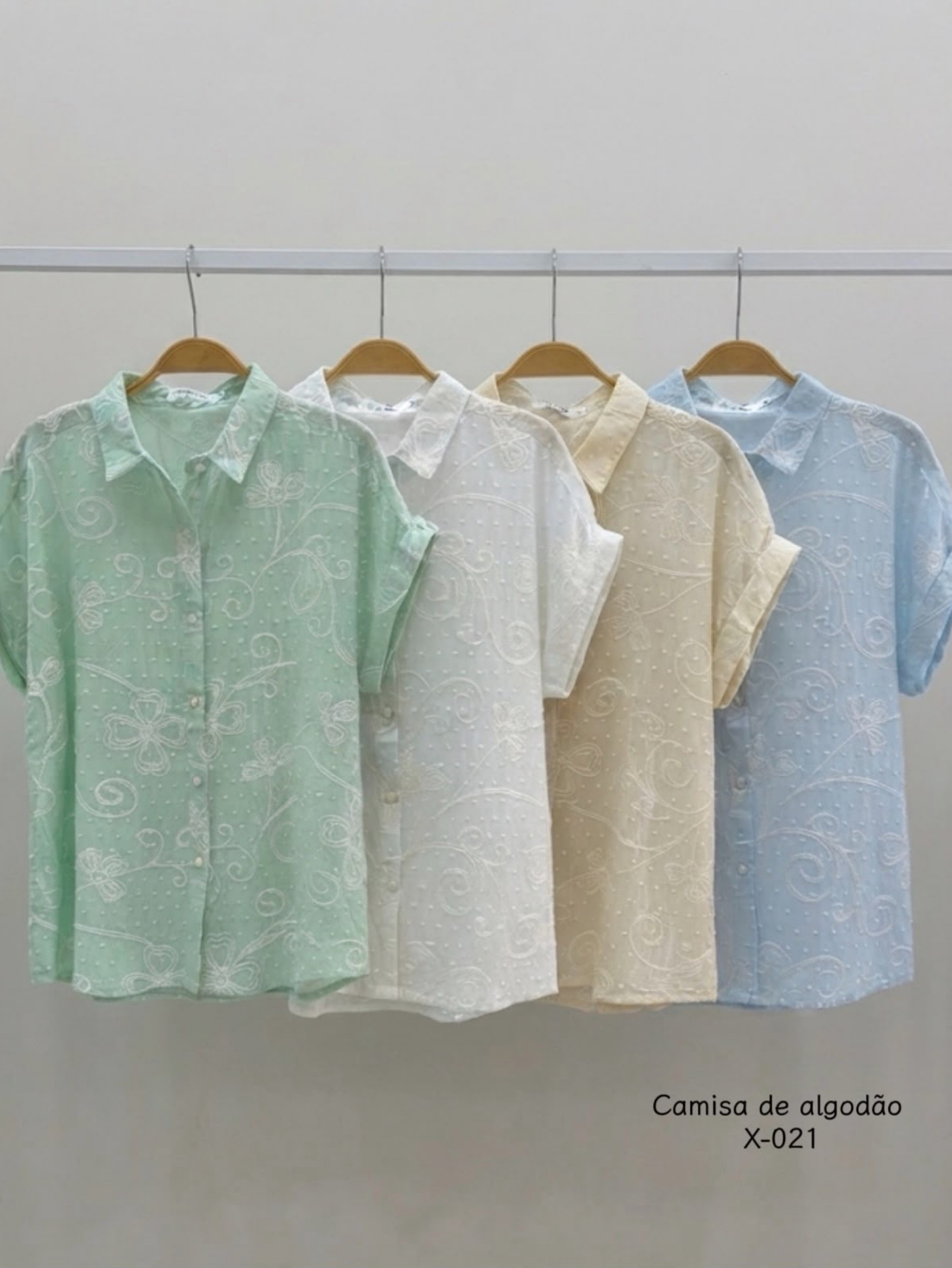 Camisa manga curta Importado feminina