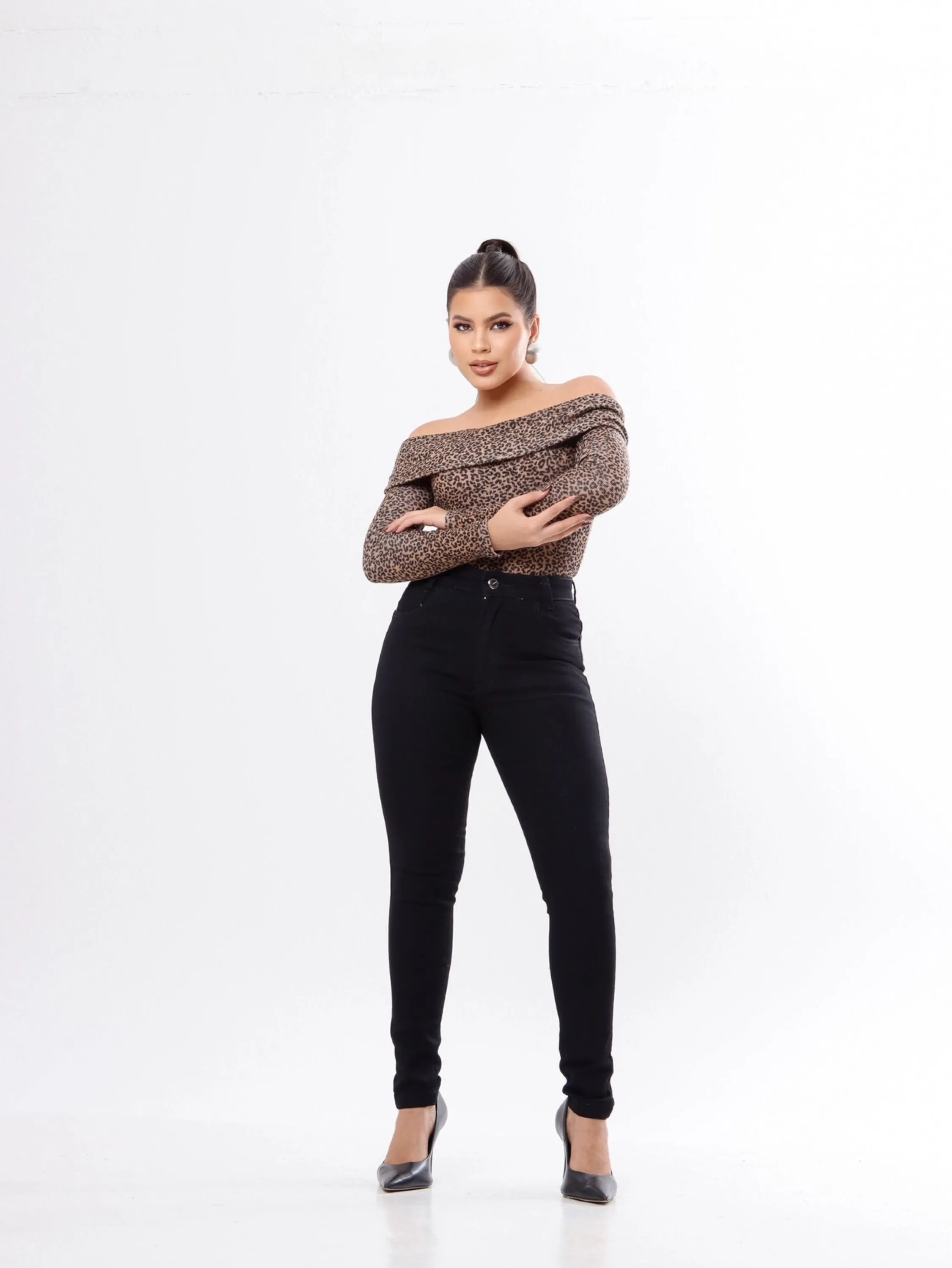 Calça skinny jeans feminina