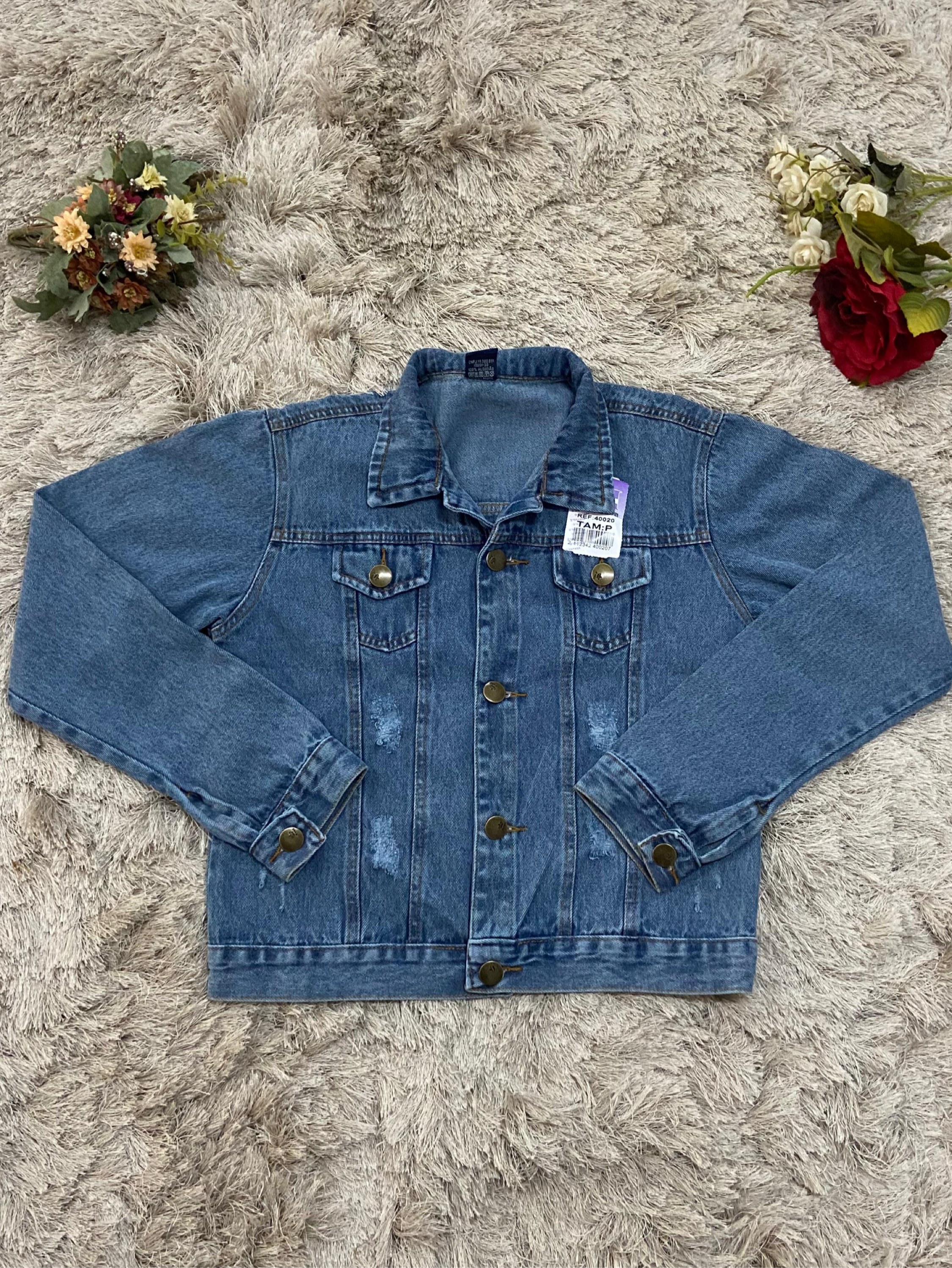 Jaqueta jeans feminina