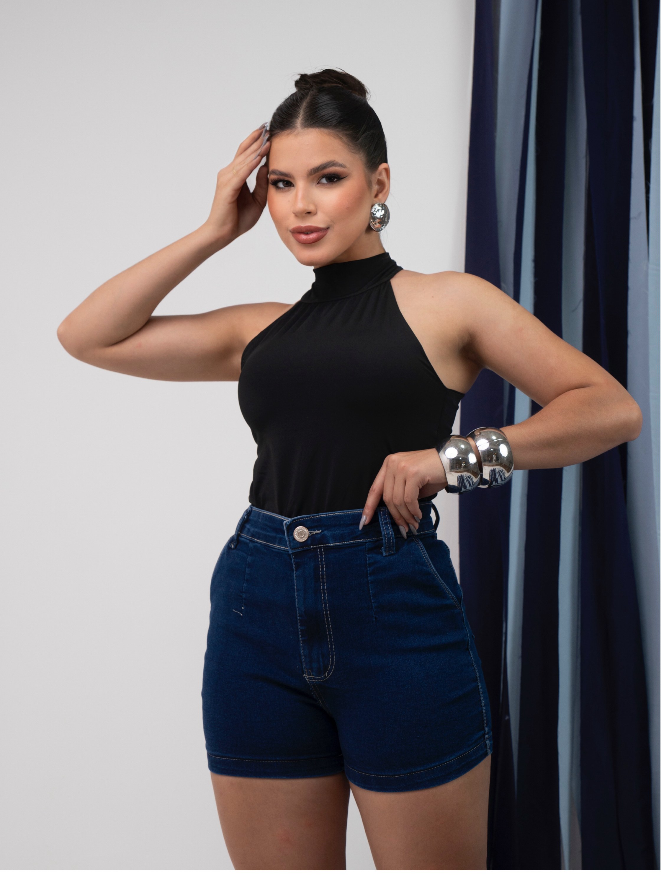 Short jeans feminino