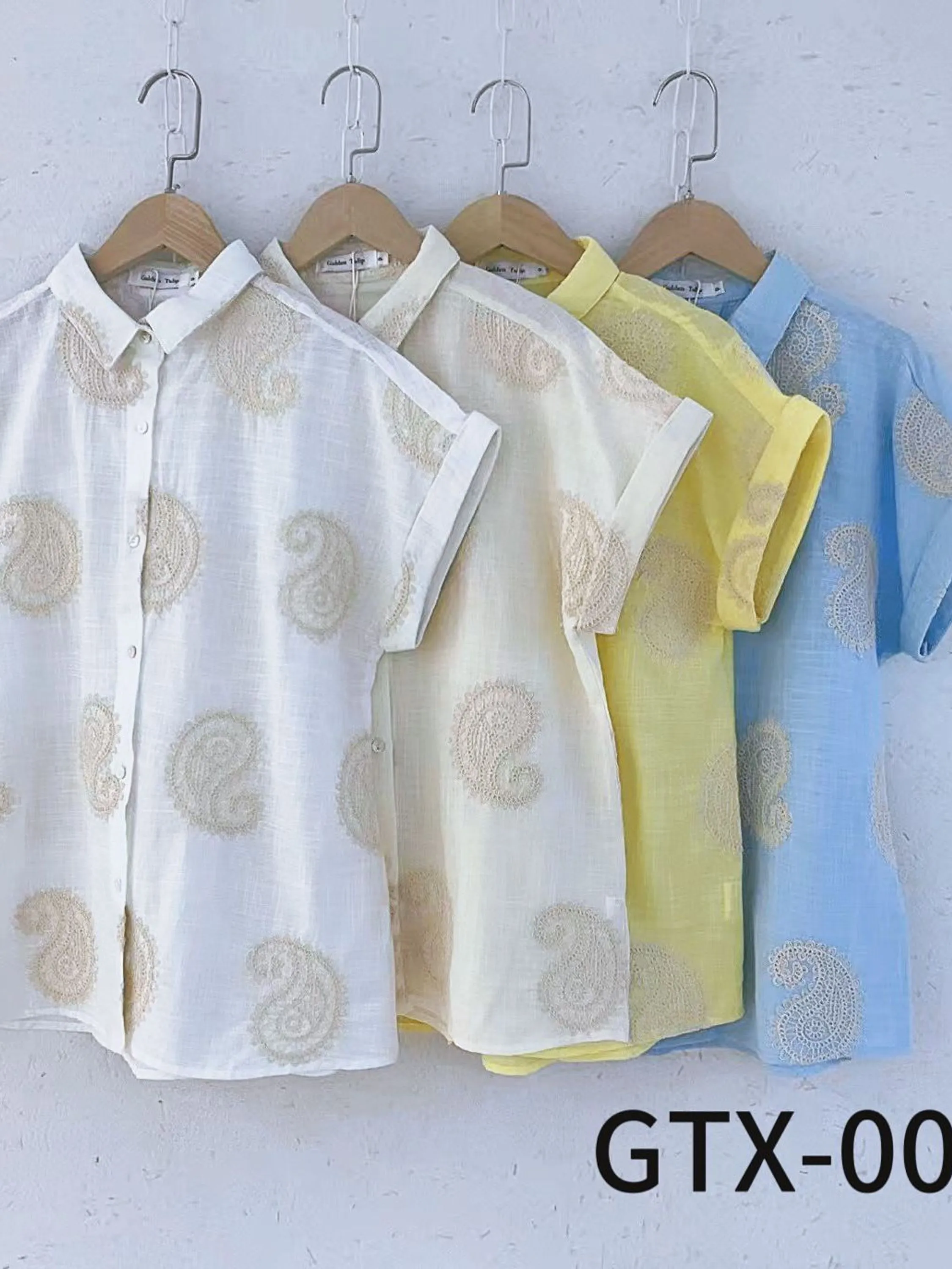 Camiseta bordada verão