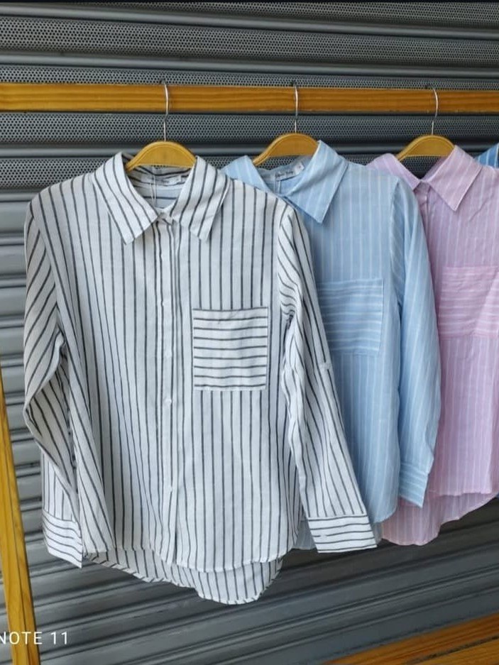 Camisa oversize importado manga longa feminina