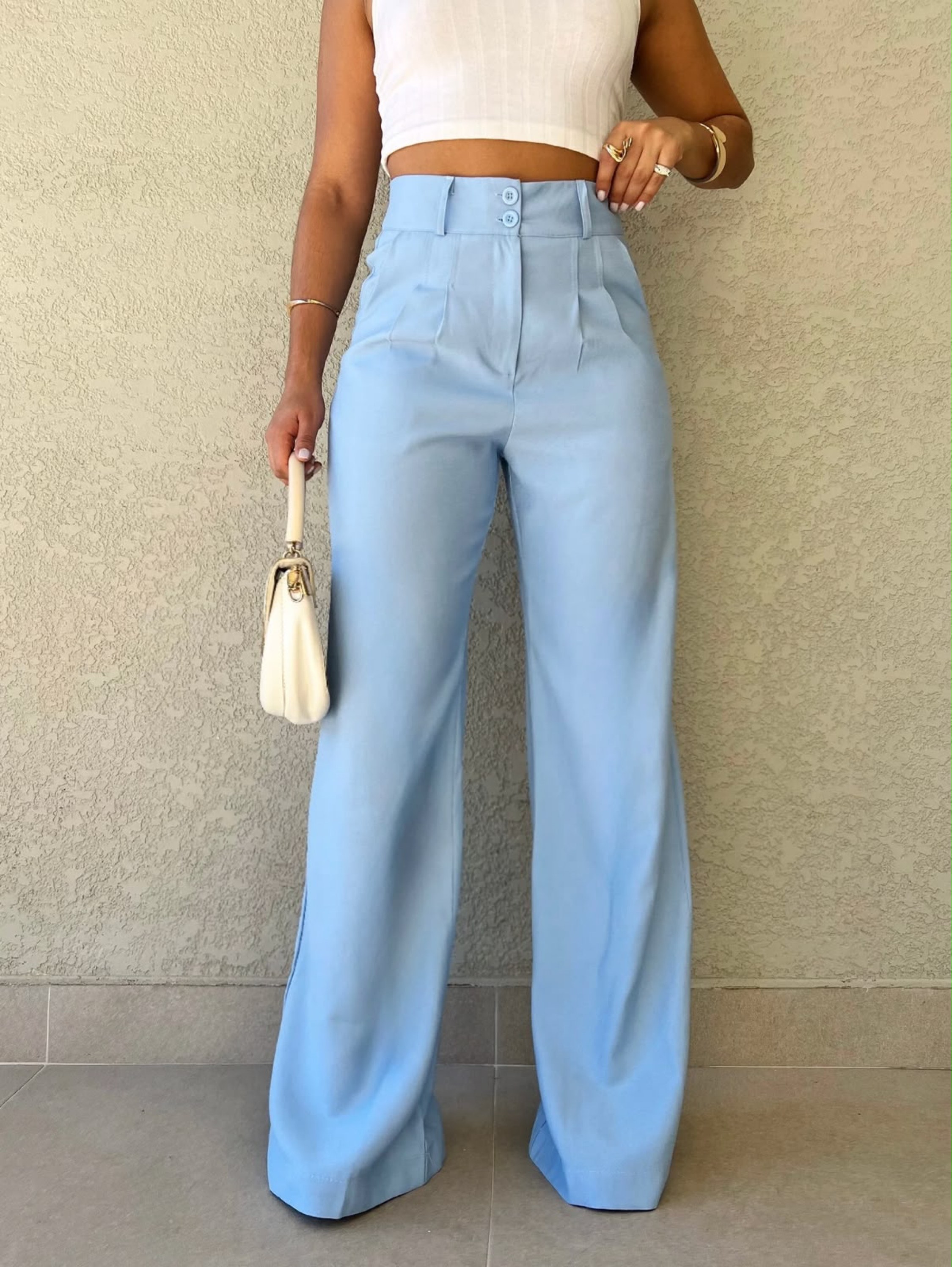 Calça pantalona Feminina YY2827-1 (Marrant)