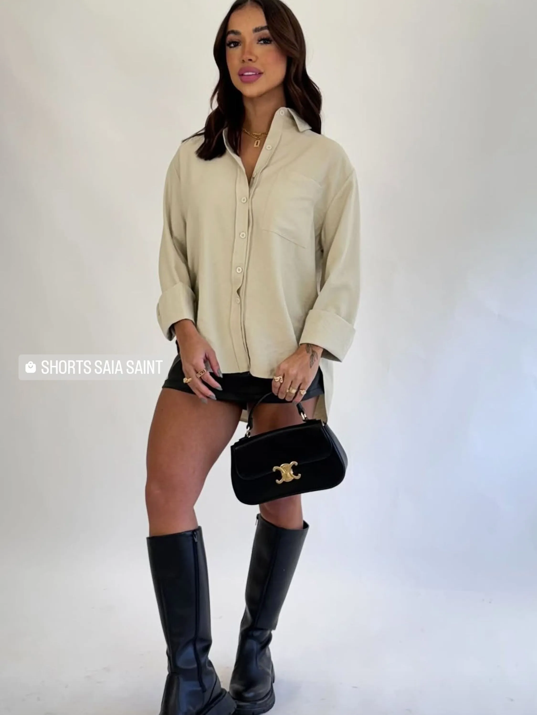 Camisa manga longa feminina YY2823-2(marrant)