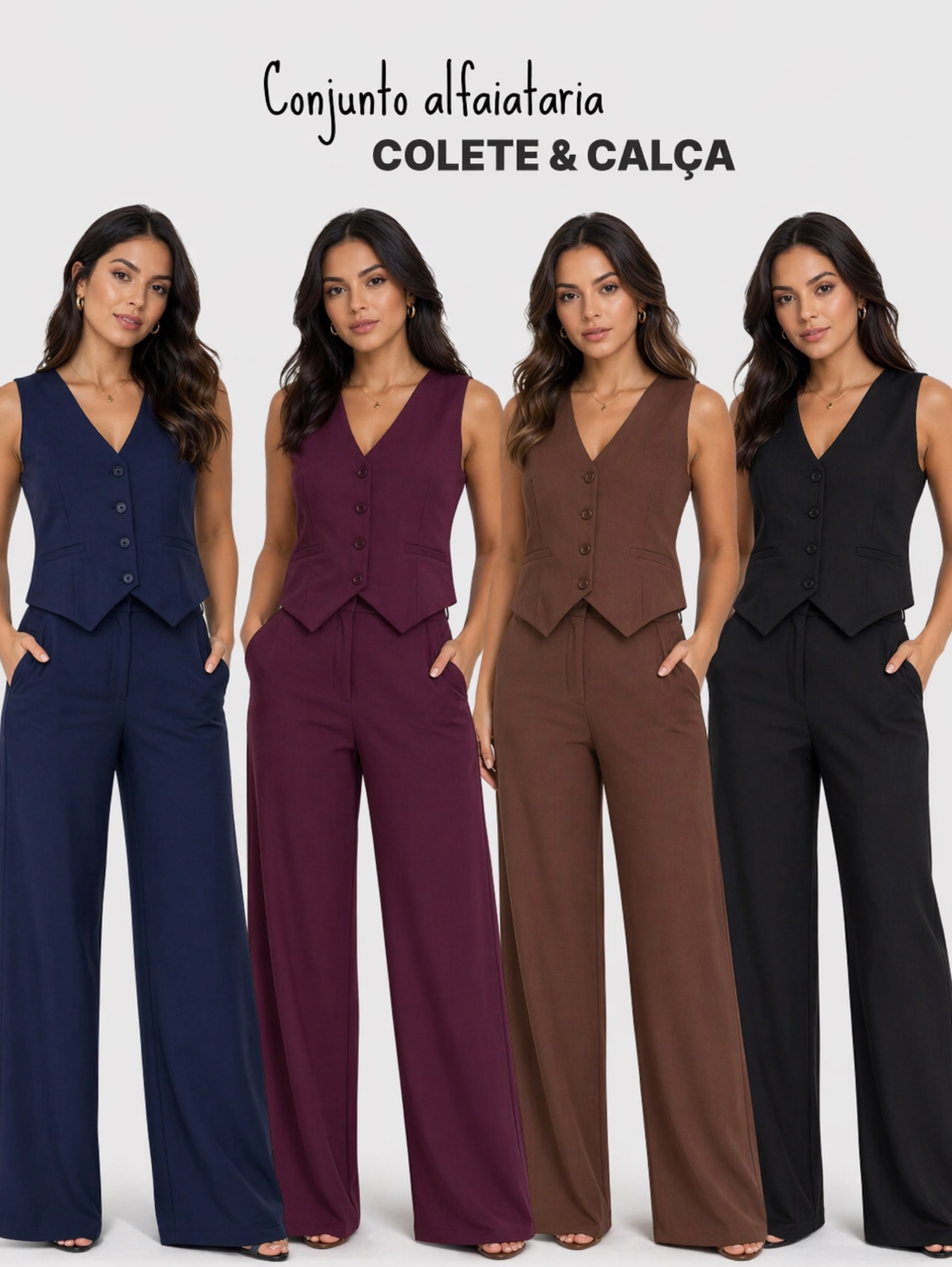 Conjunto Feminino (Alfaiataria Twill) 2860-5