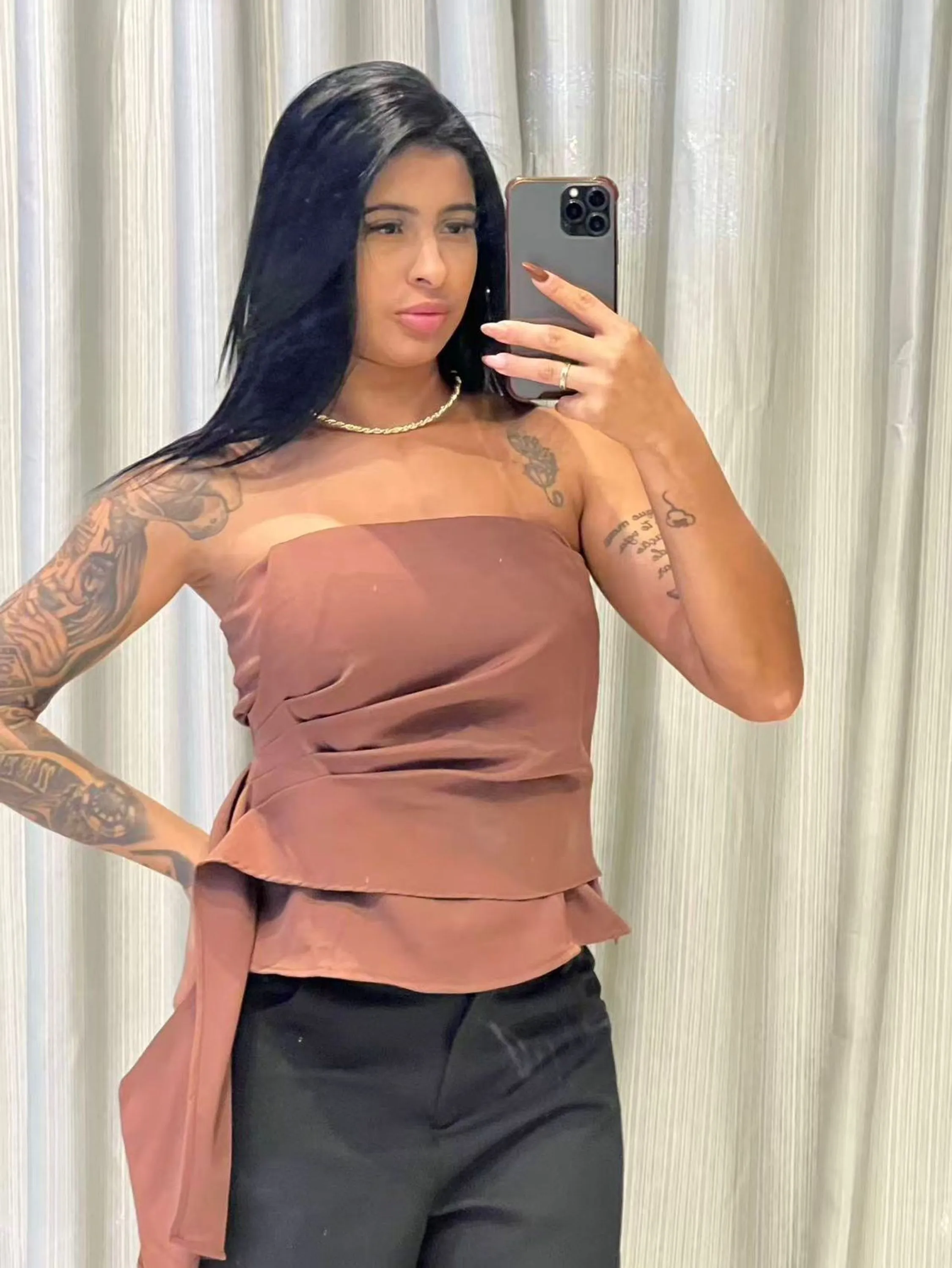 Blusa tomara que caia YY2905 ( alfaiataria)