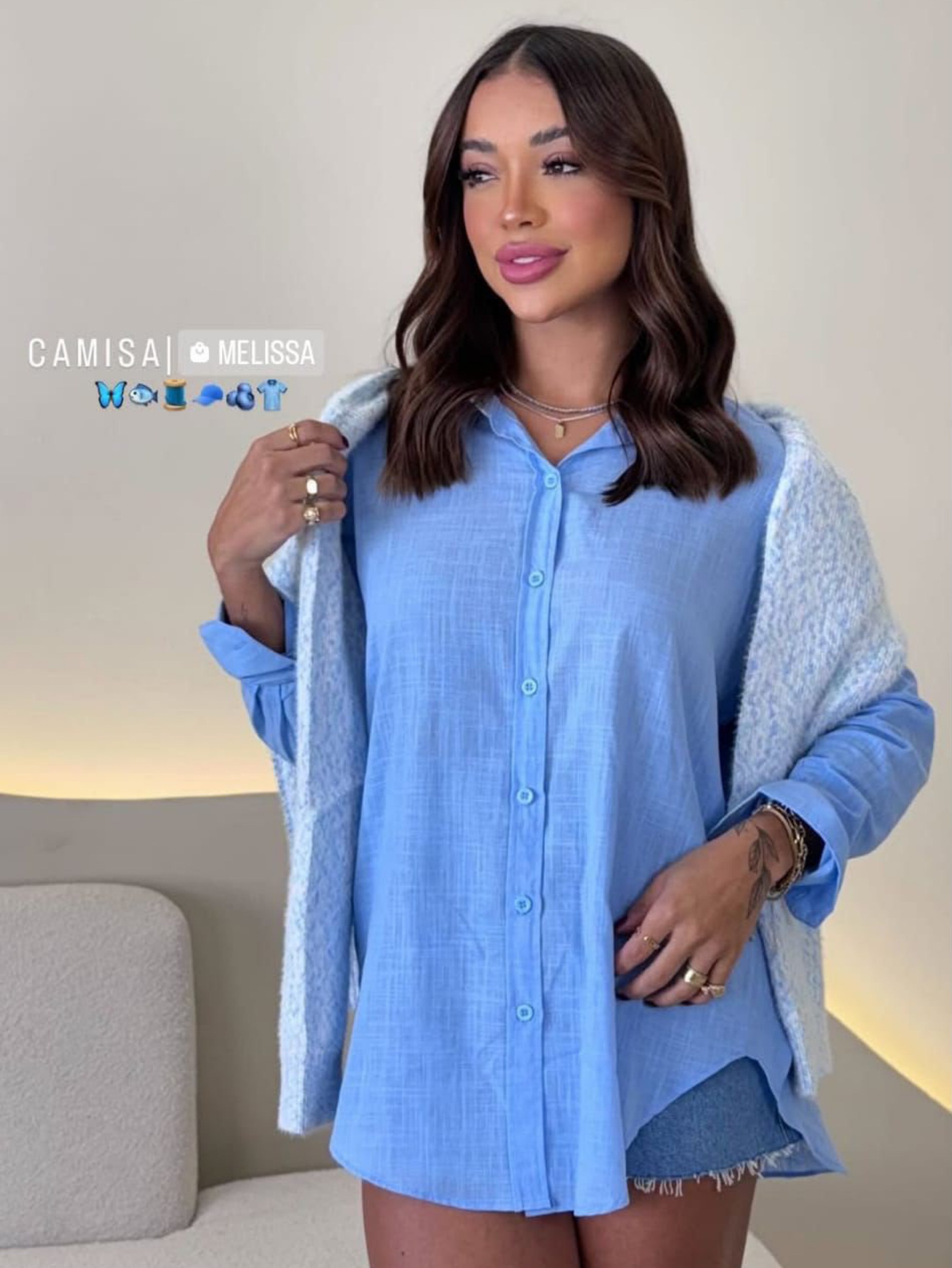 Camisa 100%  Algodão (YY1005-11)