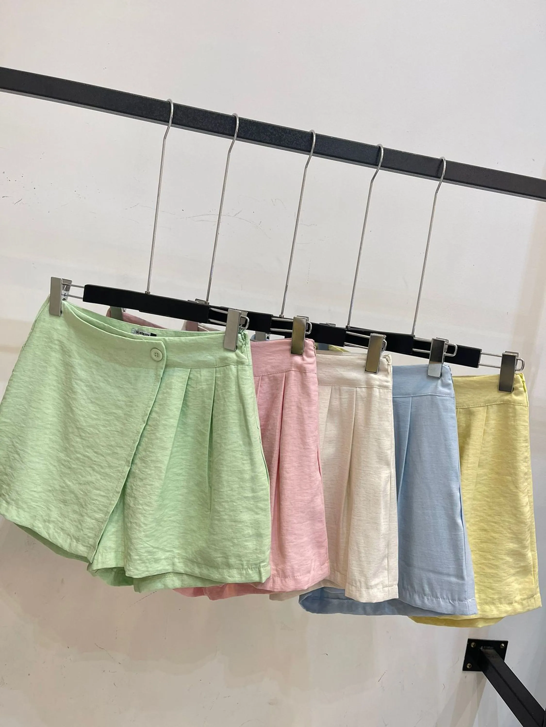 Shorts saia YY2815 (Linho com marrant)