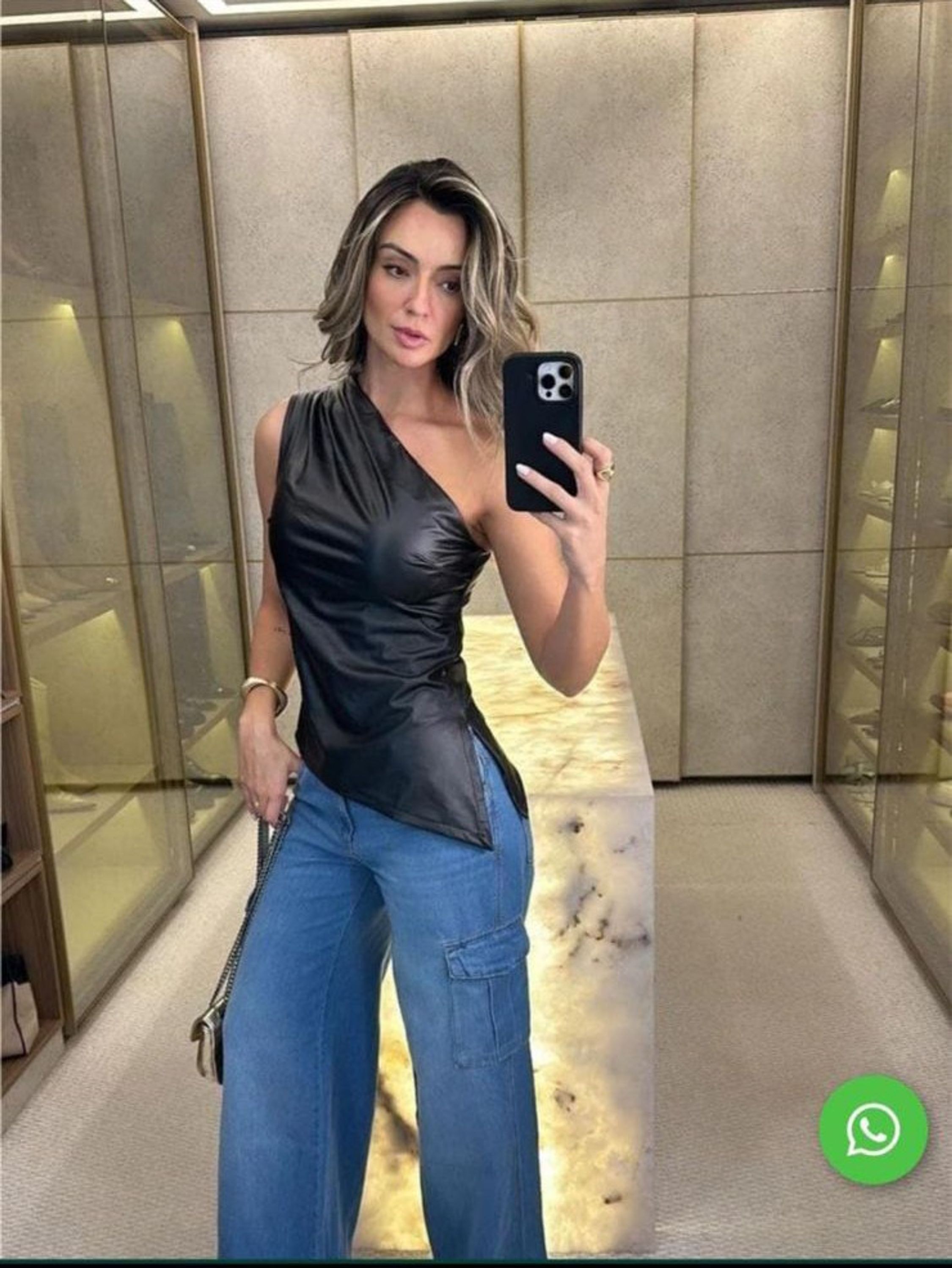 Regata mula manca femininoYY2888-2 ( couro fake)