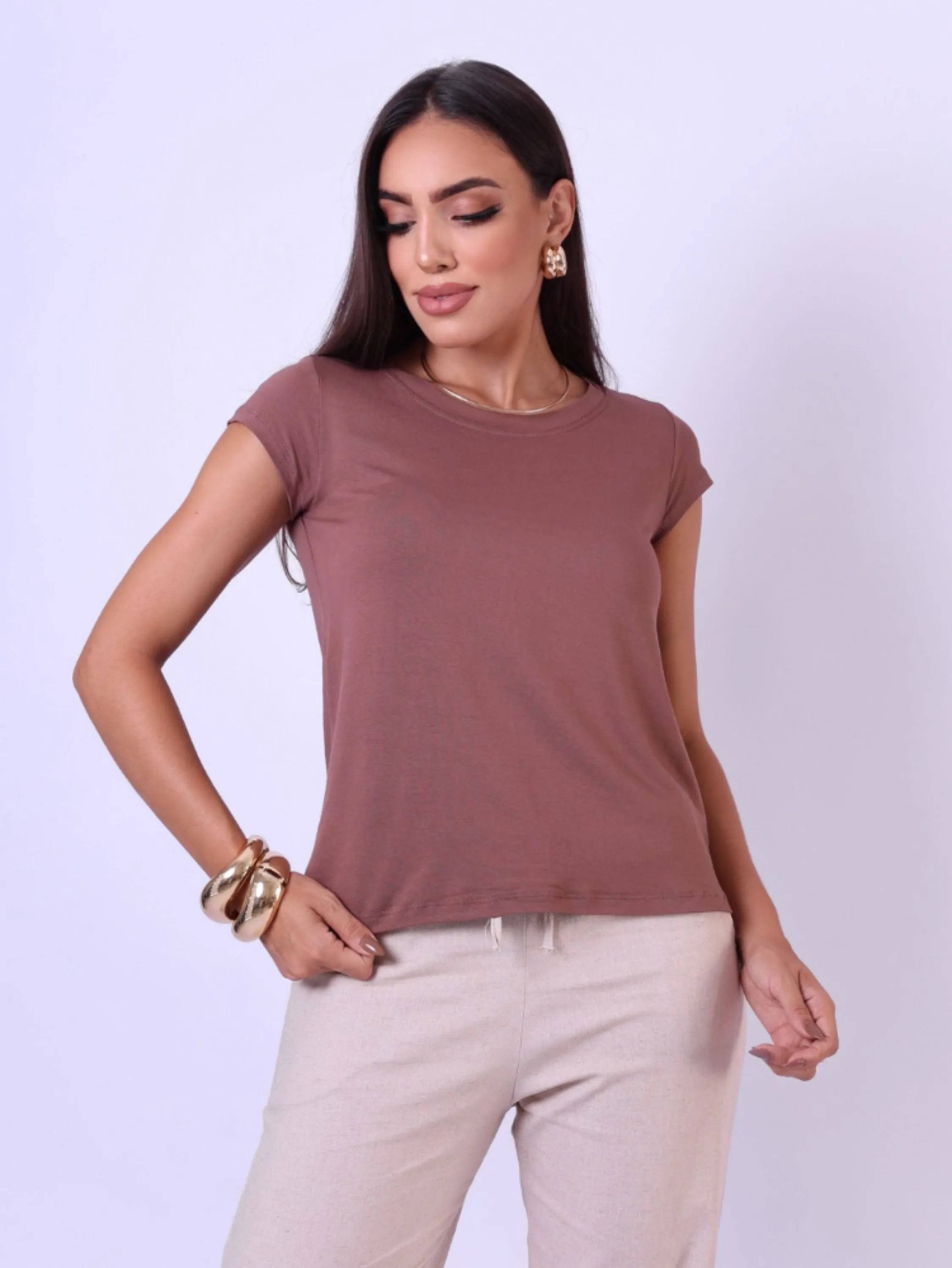 Blusa Básica Viscolycra