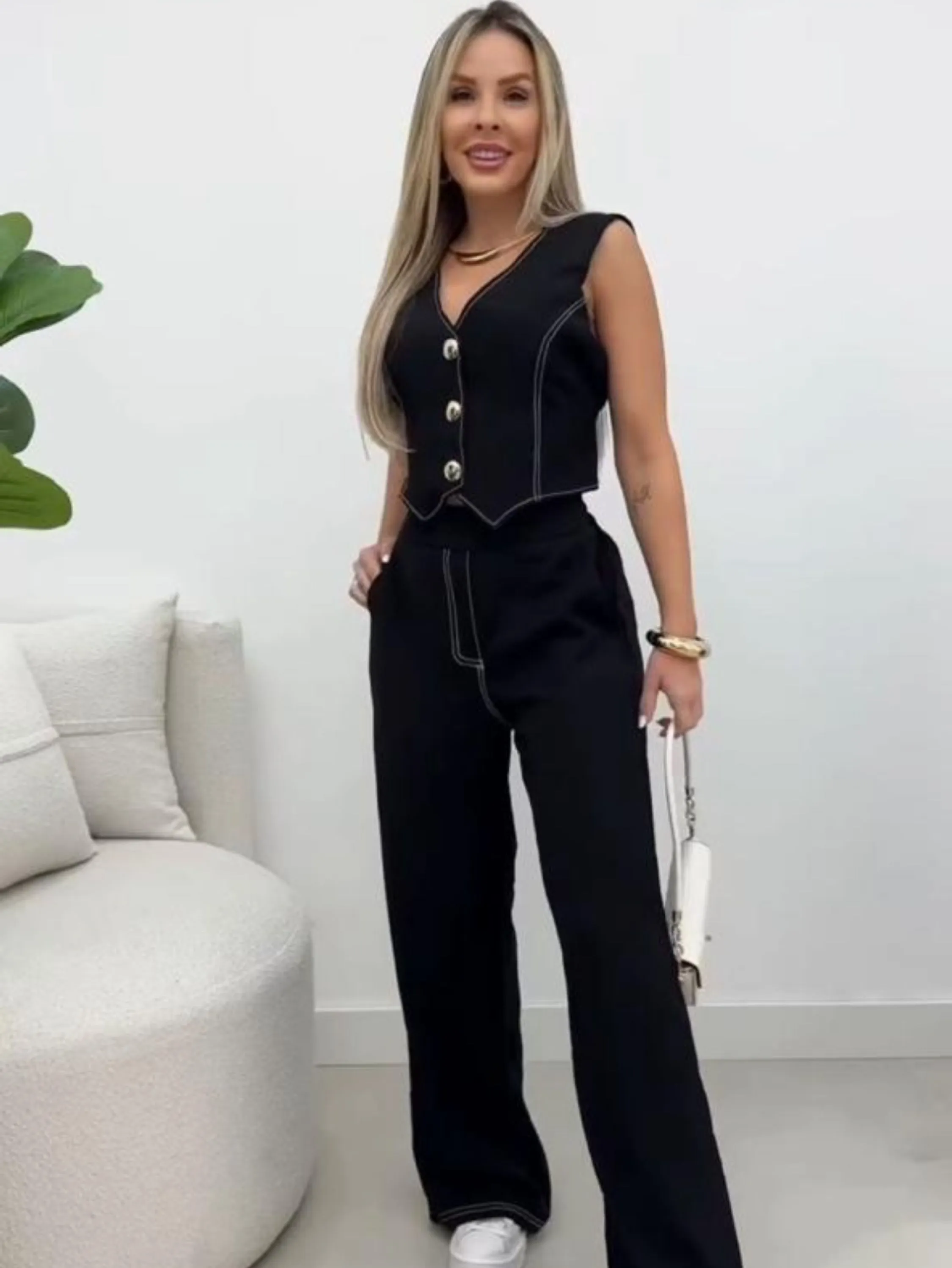 Conjunto Calça Alfaiataria Sensorial