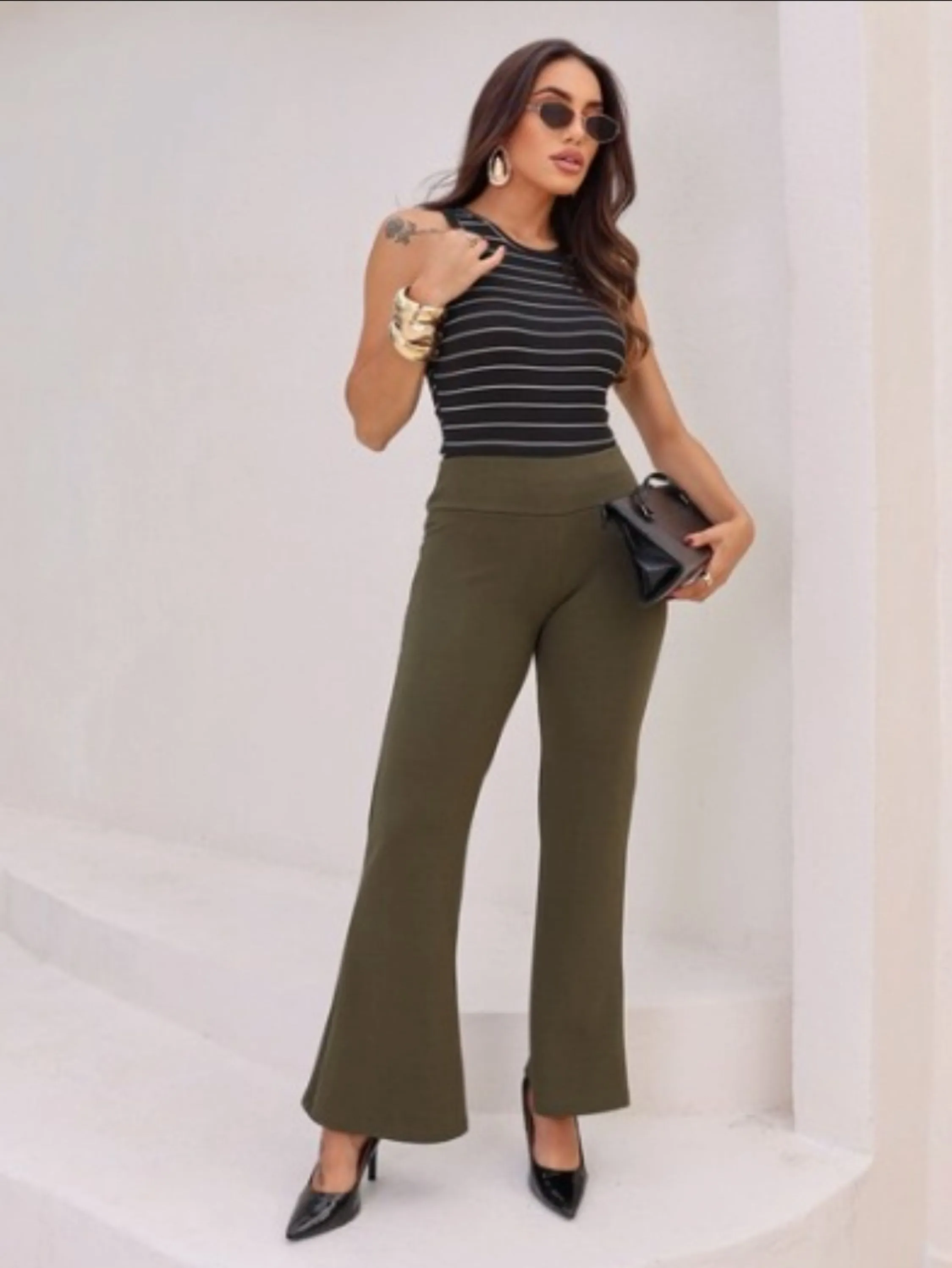 Calça Crepe