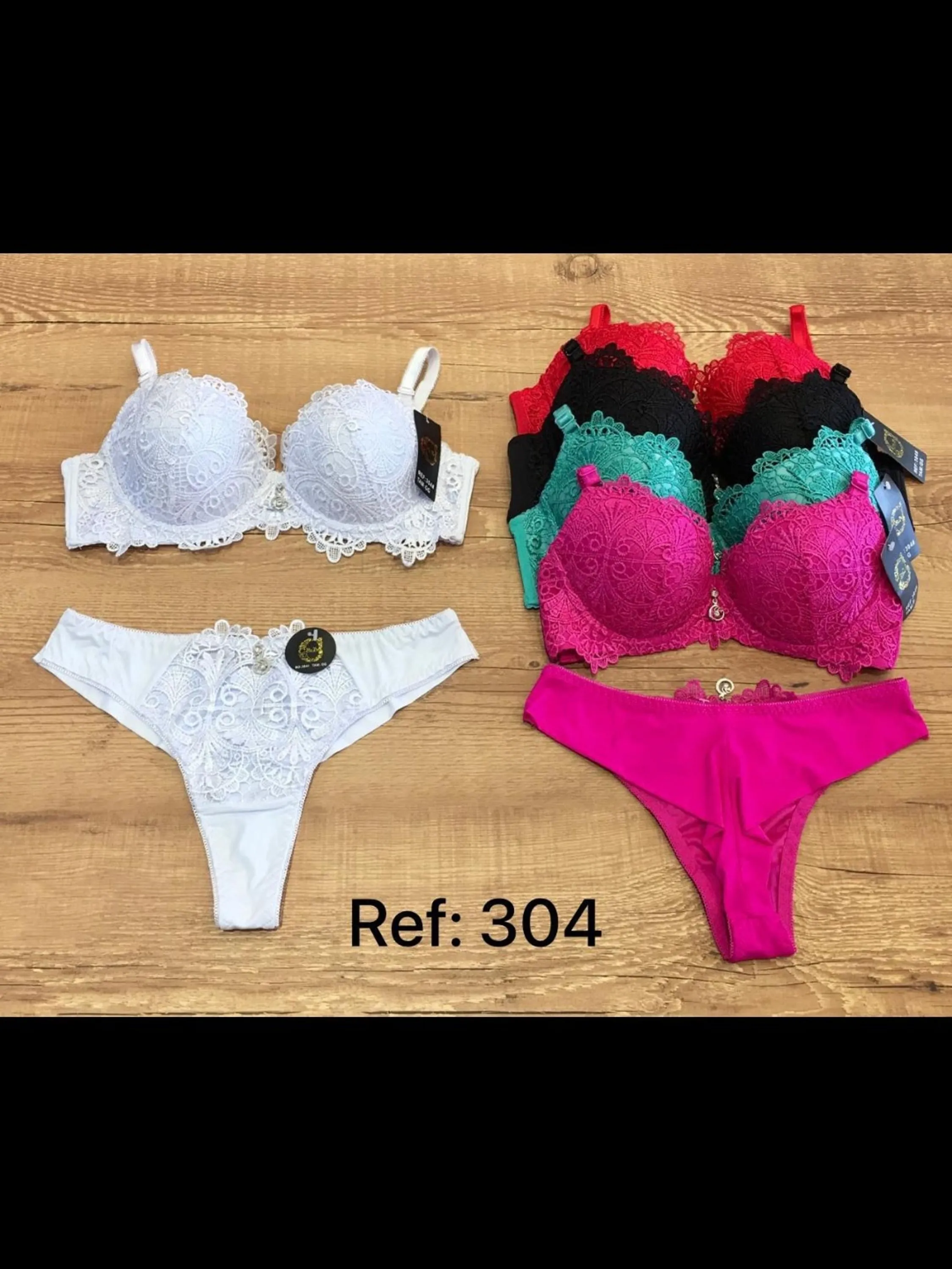 Conjunto lingerie importado cores variadas e modelos variados conforme a disponibilidade da loja