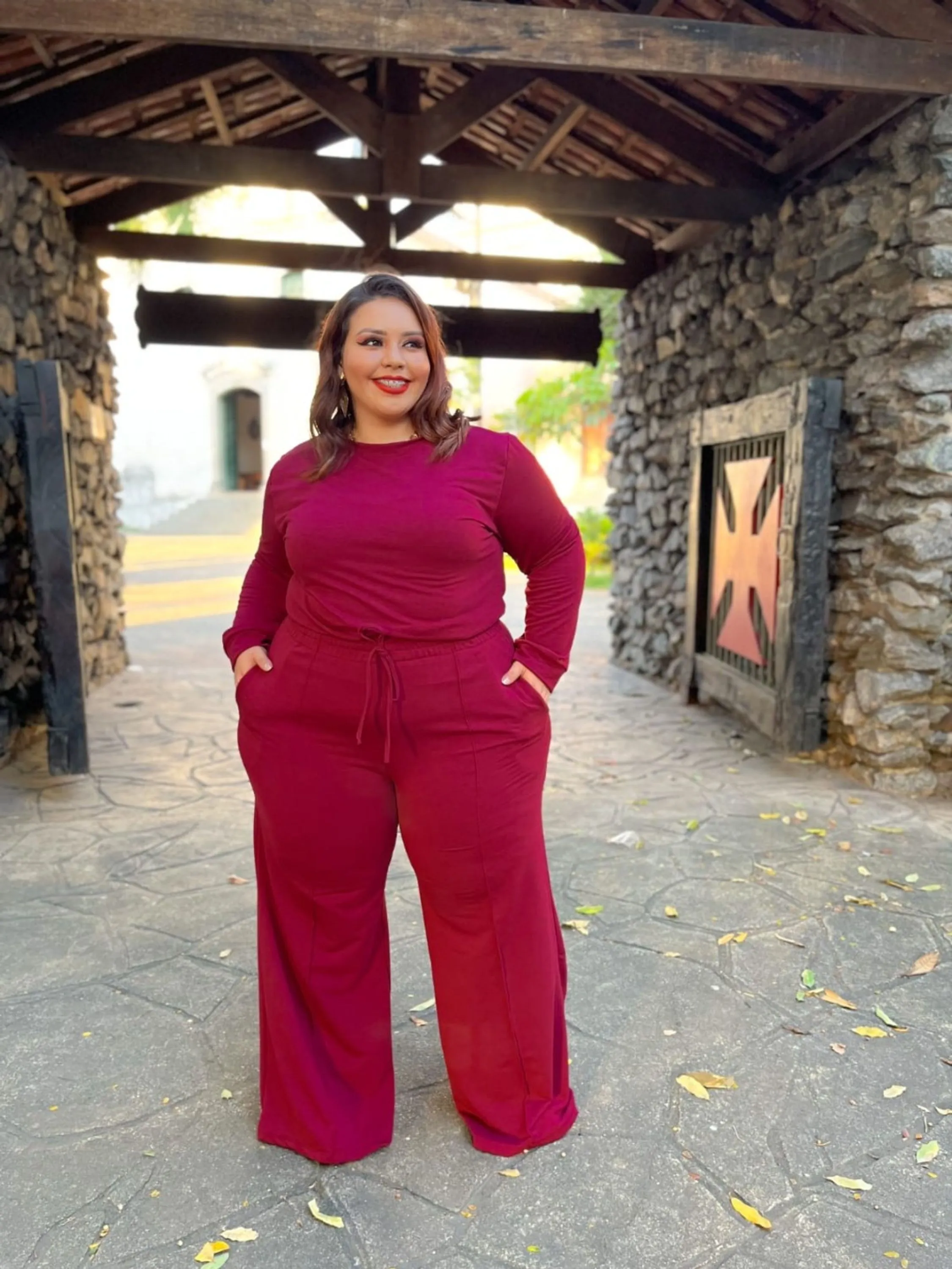 Conjunto moletinho plus size cores variadas conforme a disponibilidade da loja