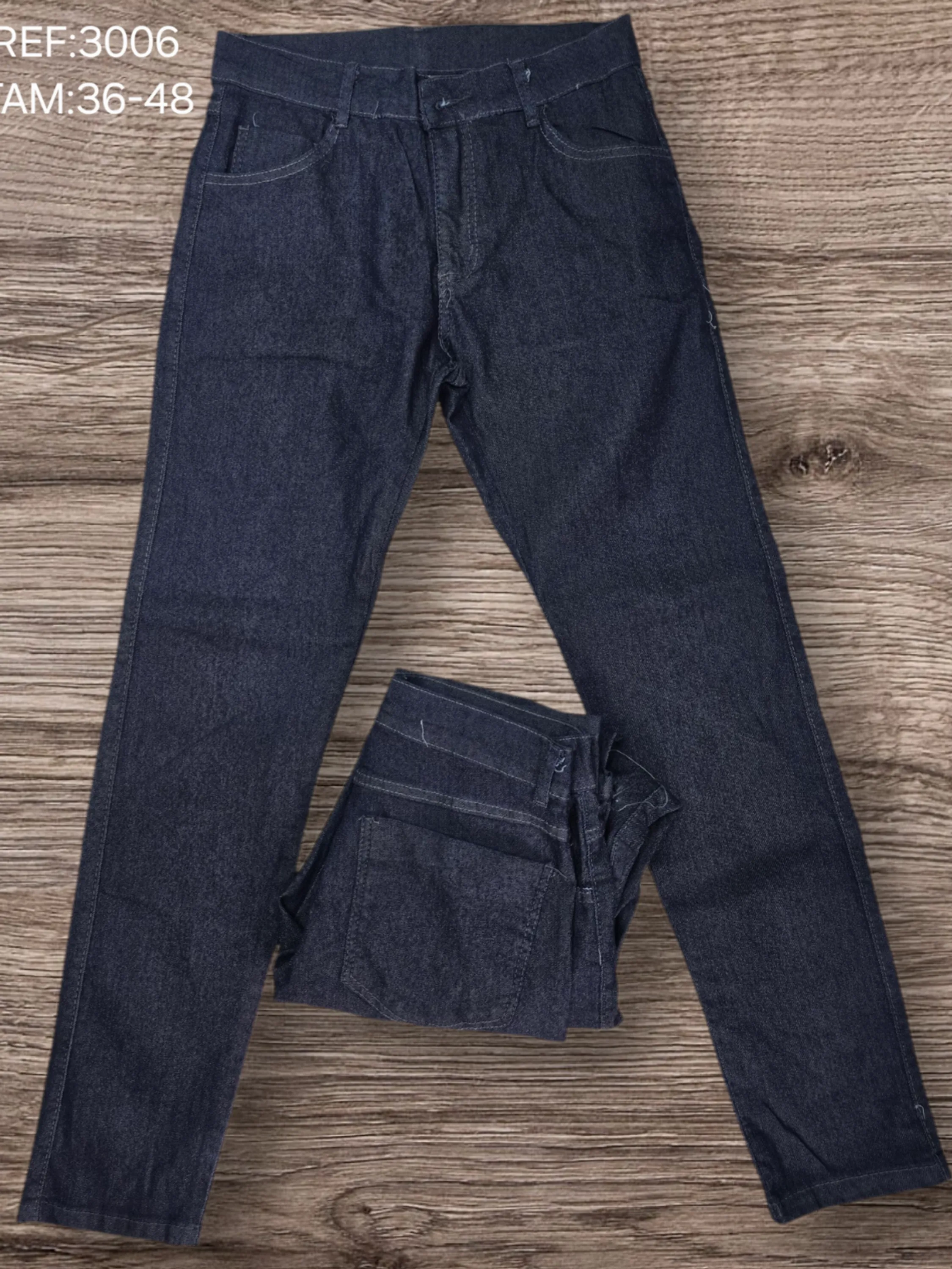 Calça Jeans Masculina Reta básica para trabalhar