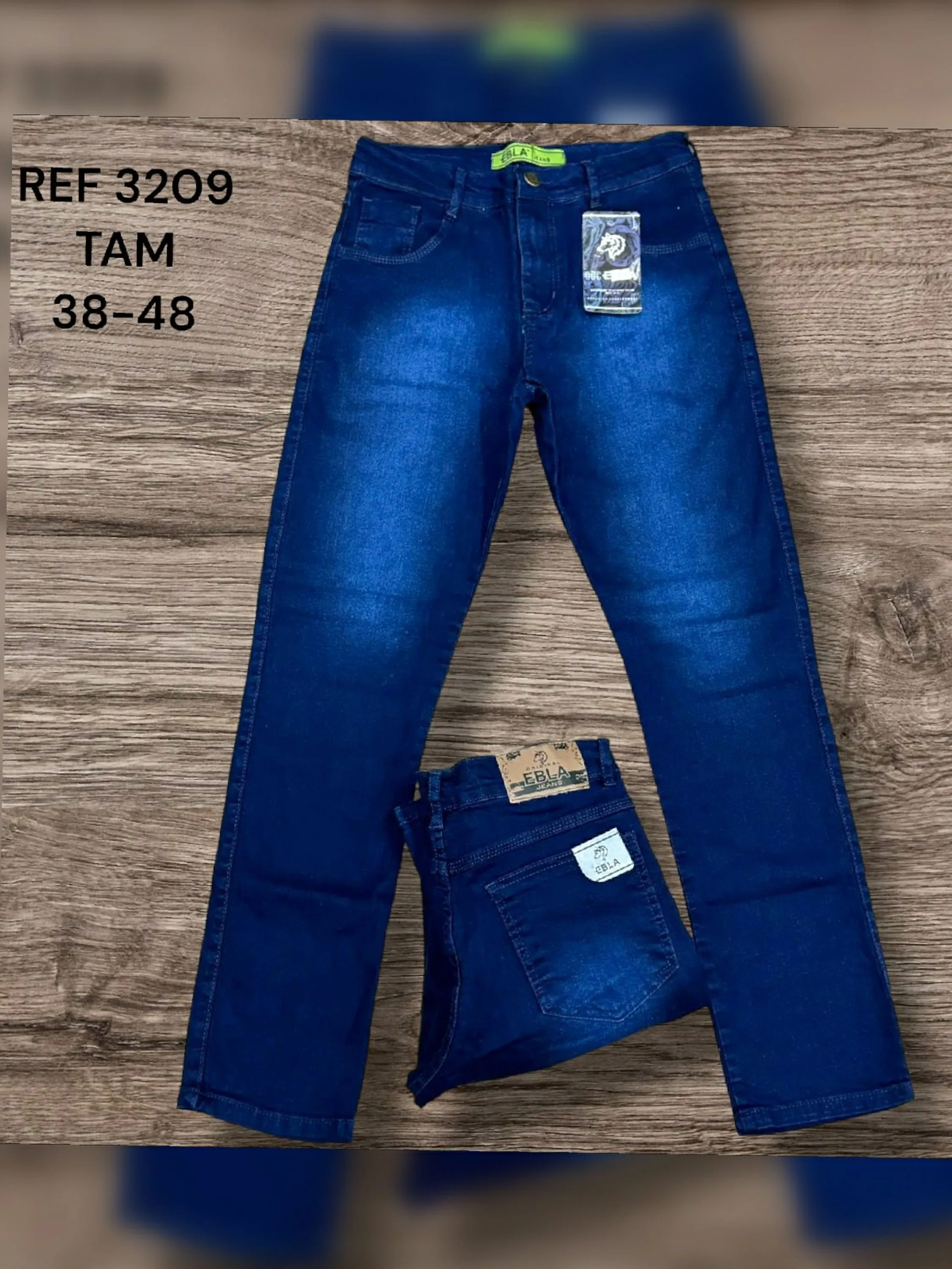 Calça jeans masculino escura 3209