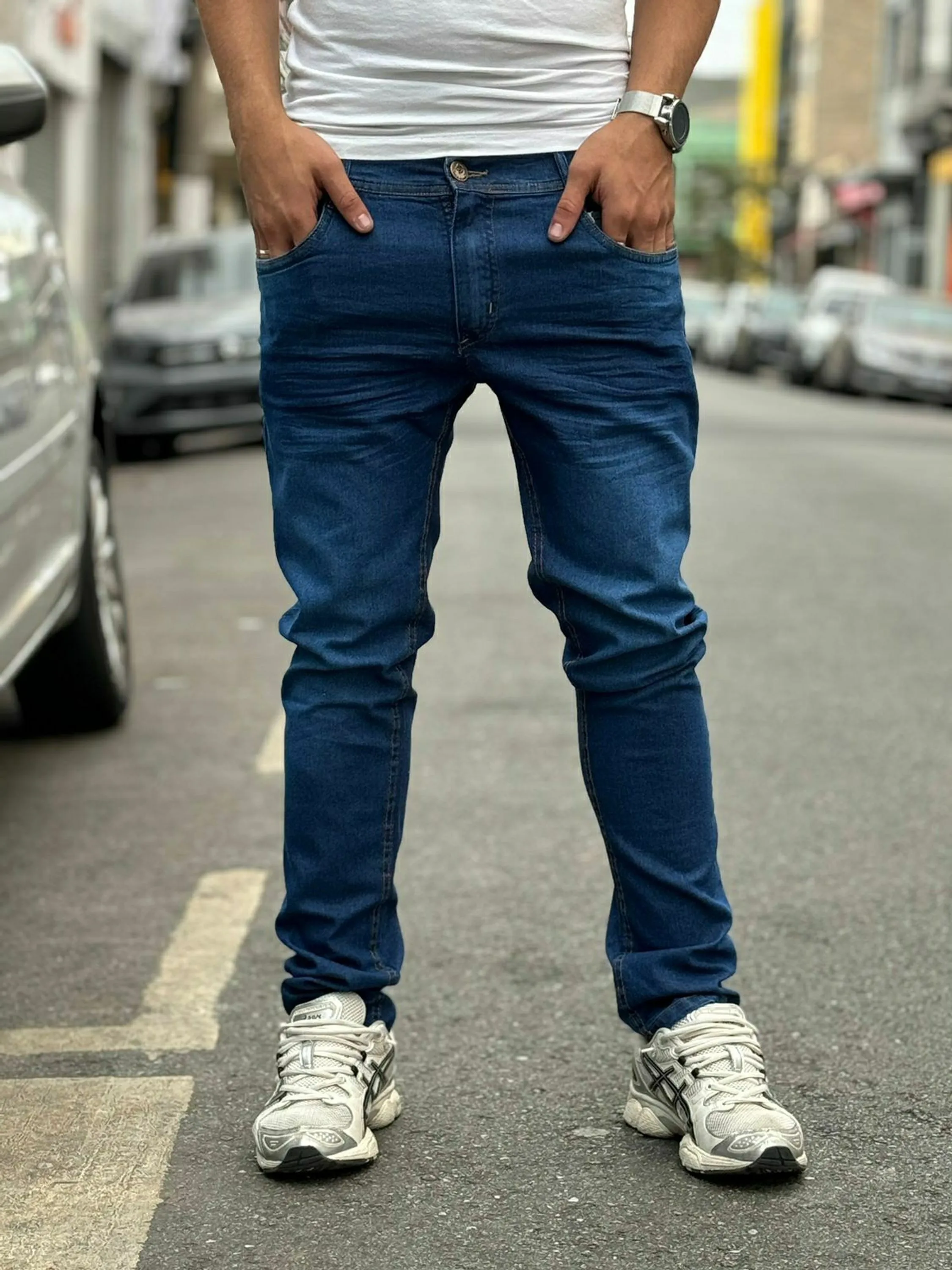 Calça jeans masculino Premium slim 2236