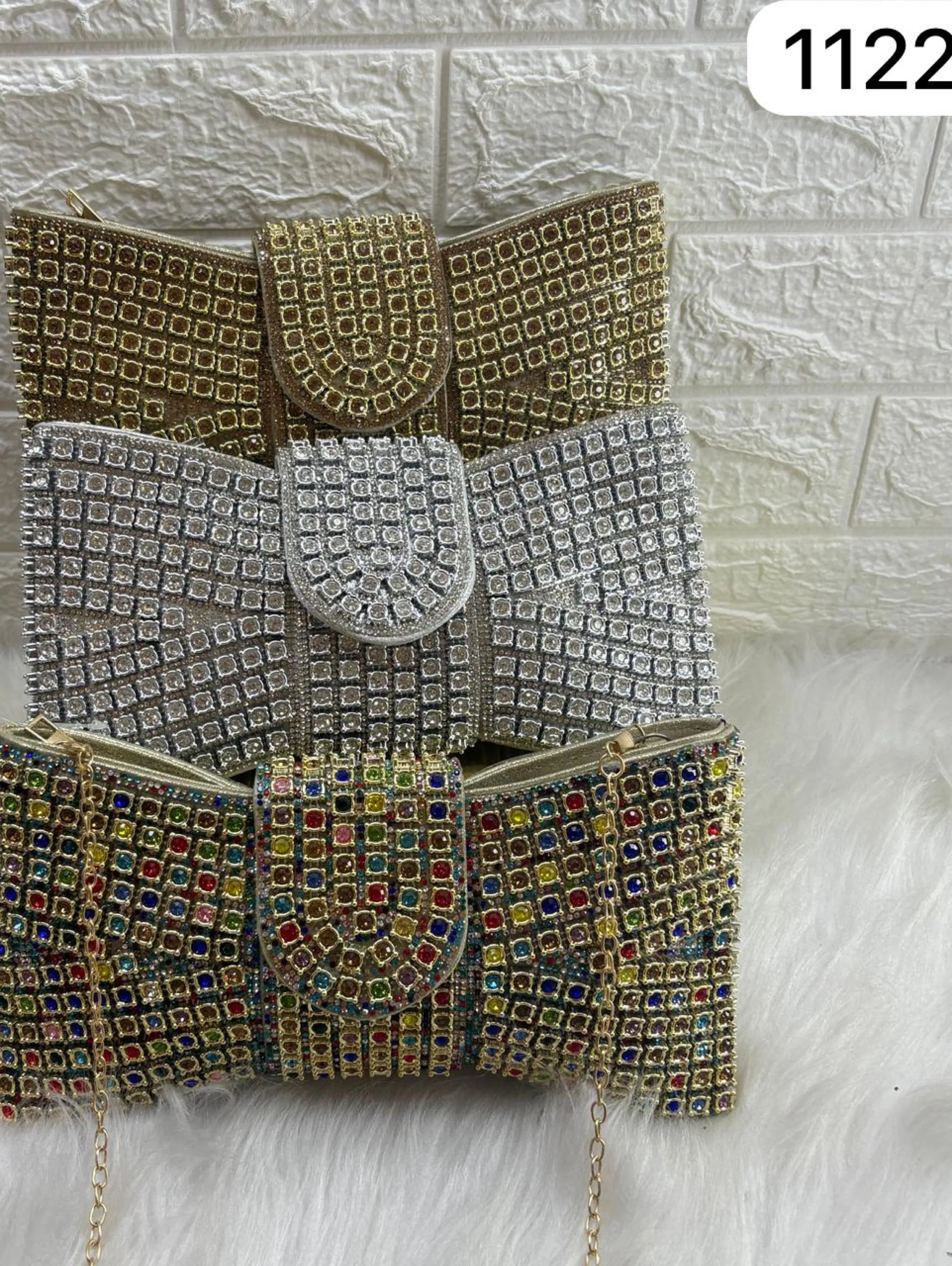 Bolsa Feminina C/ strass 1122