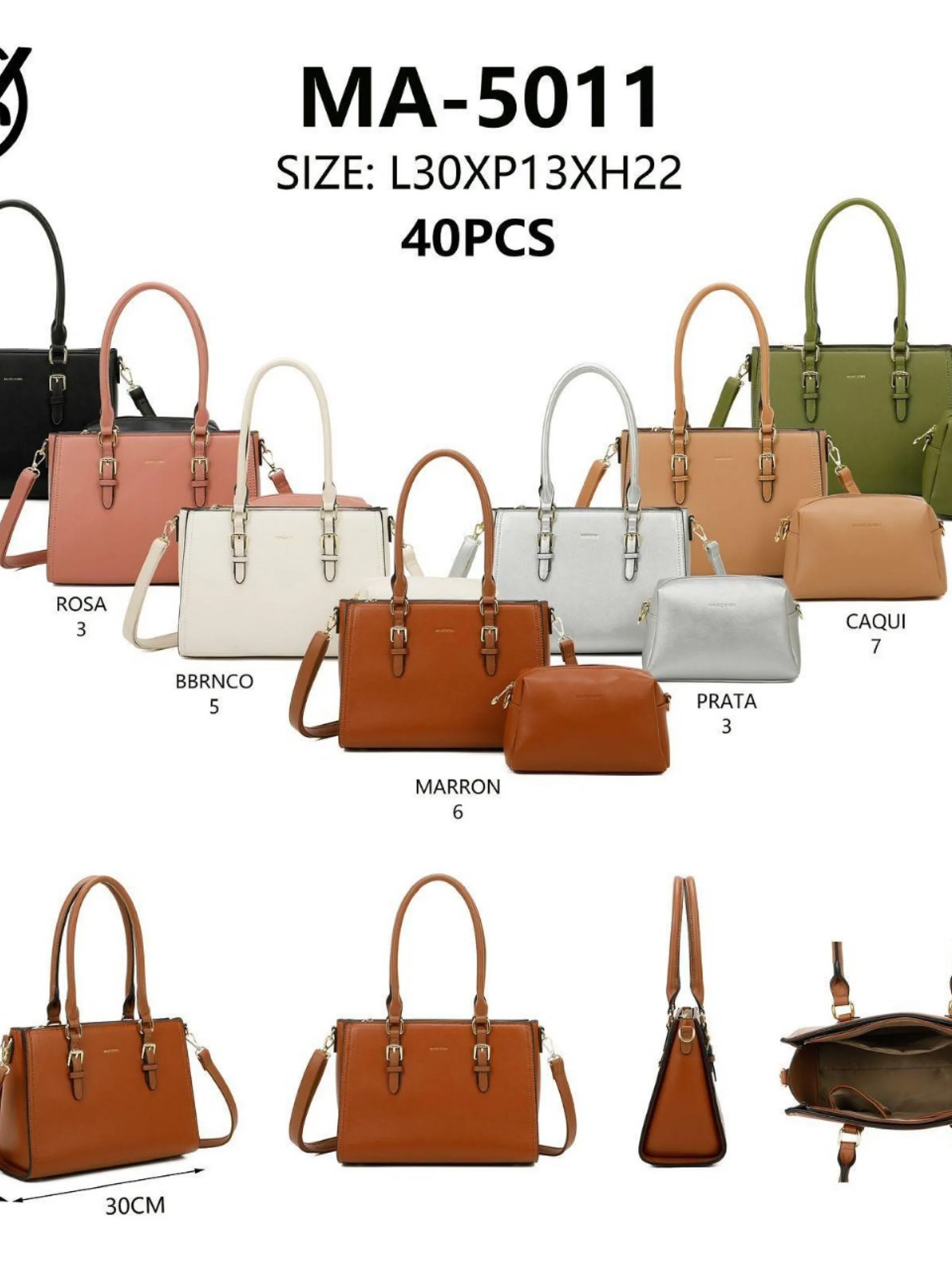 Kits 2 Bolsas Feminina 5011