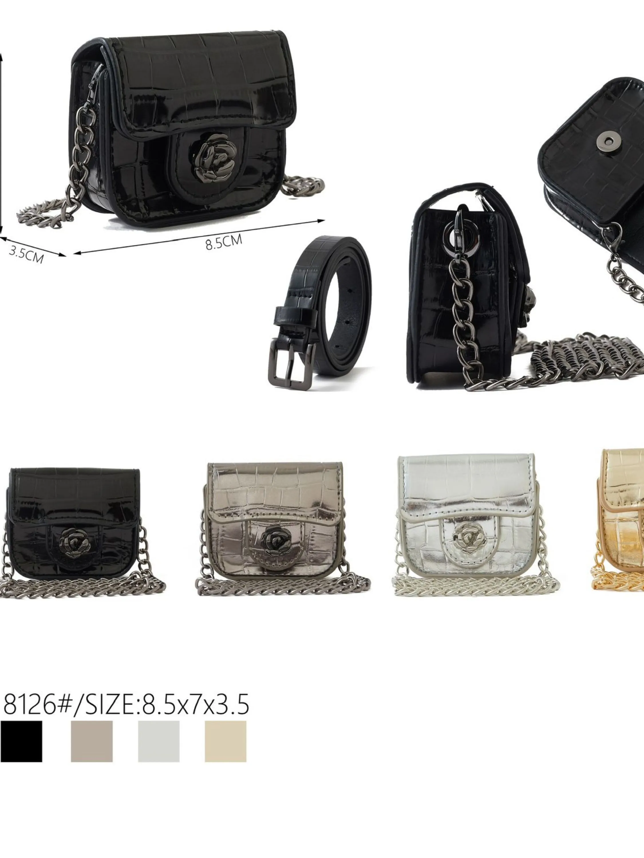 Cinto com bolsa 8126