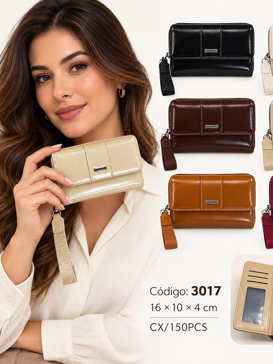 Kits 5 Carteiras Feminina 3017