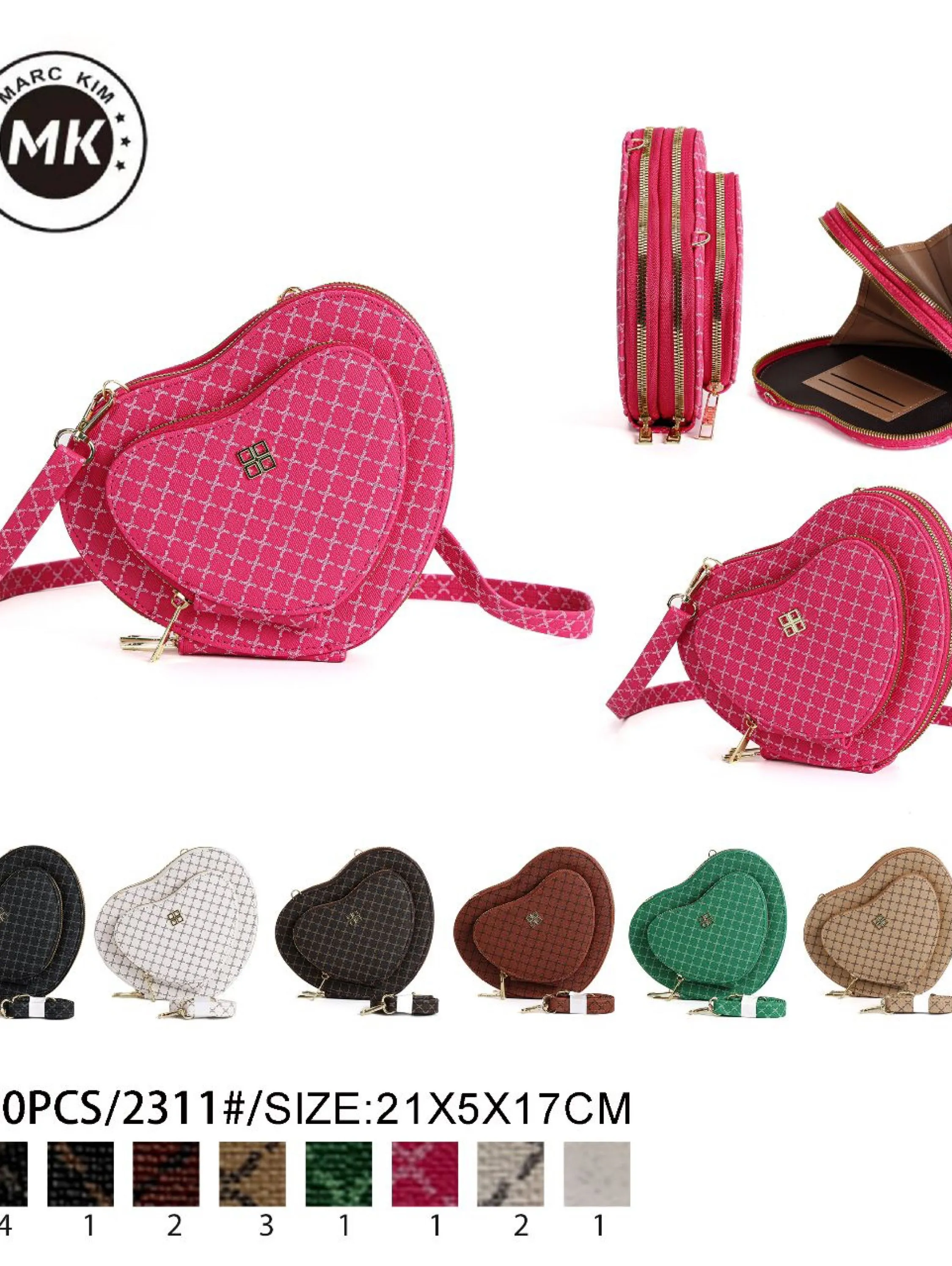 Kit 3 bolsas femininas 2311