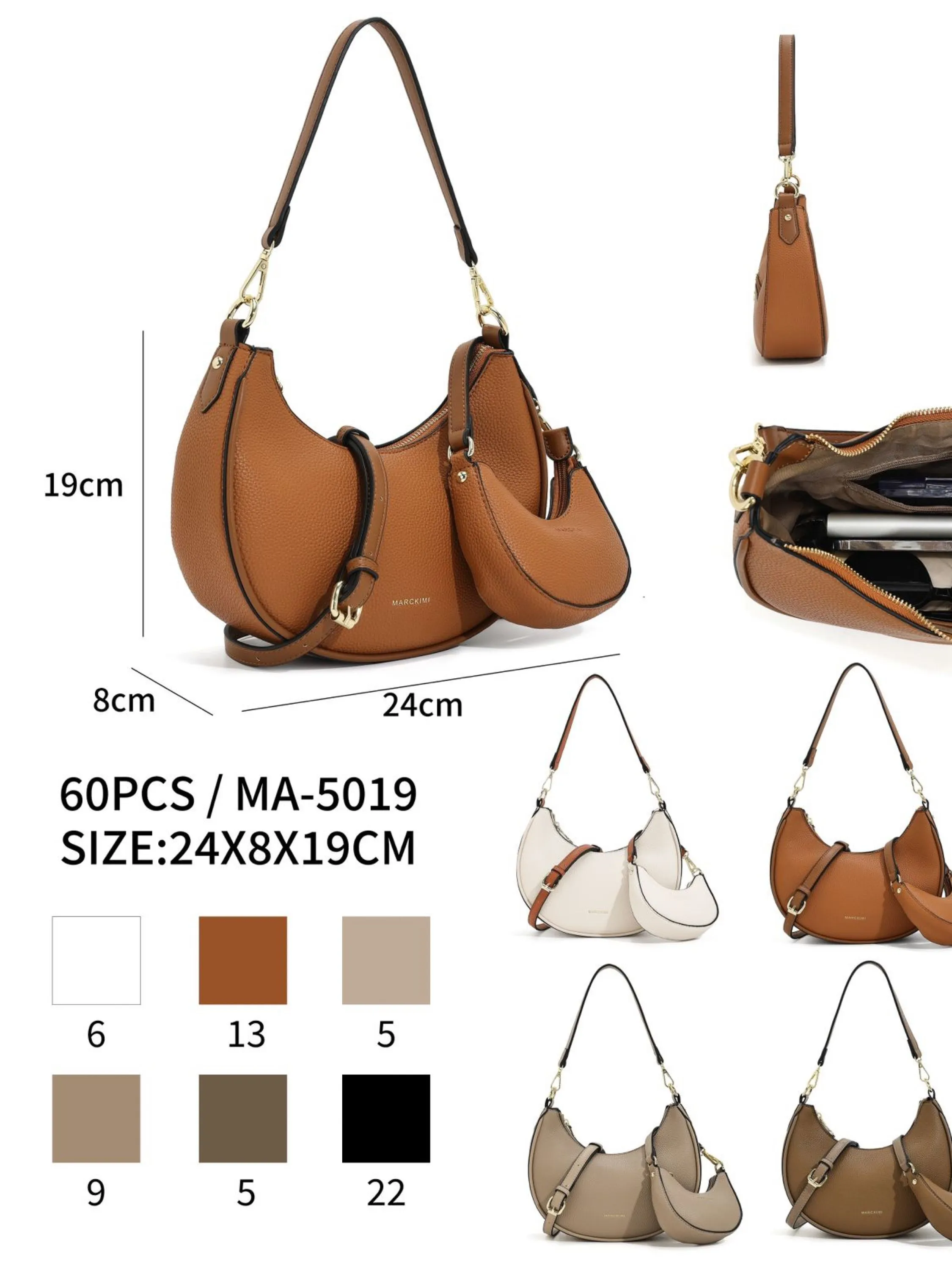 Kits 2 Bolsas Feminina 5019