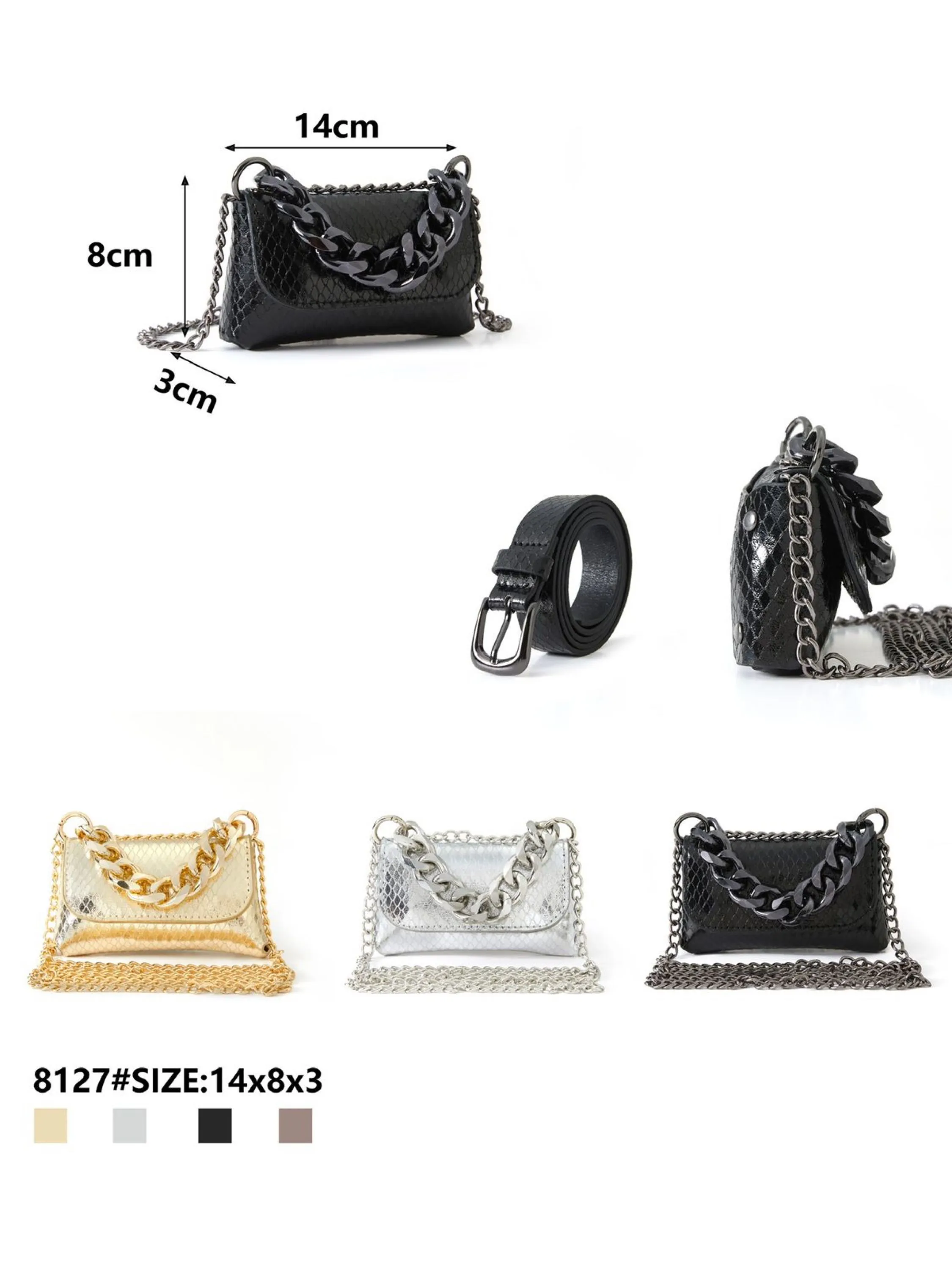 Cinto com bolsa 8127