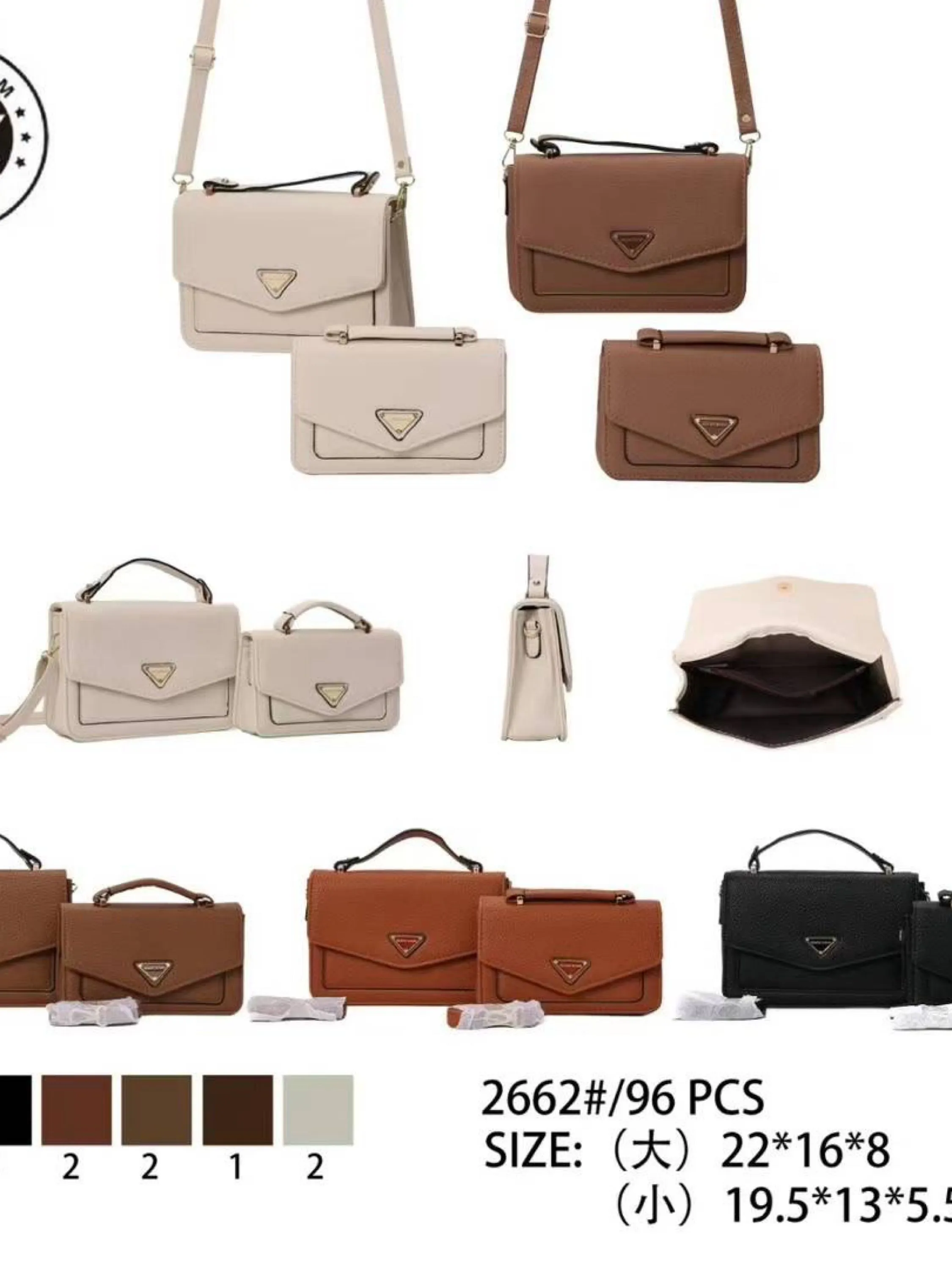 Kits 2 Bolsas Femininas 2662