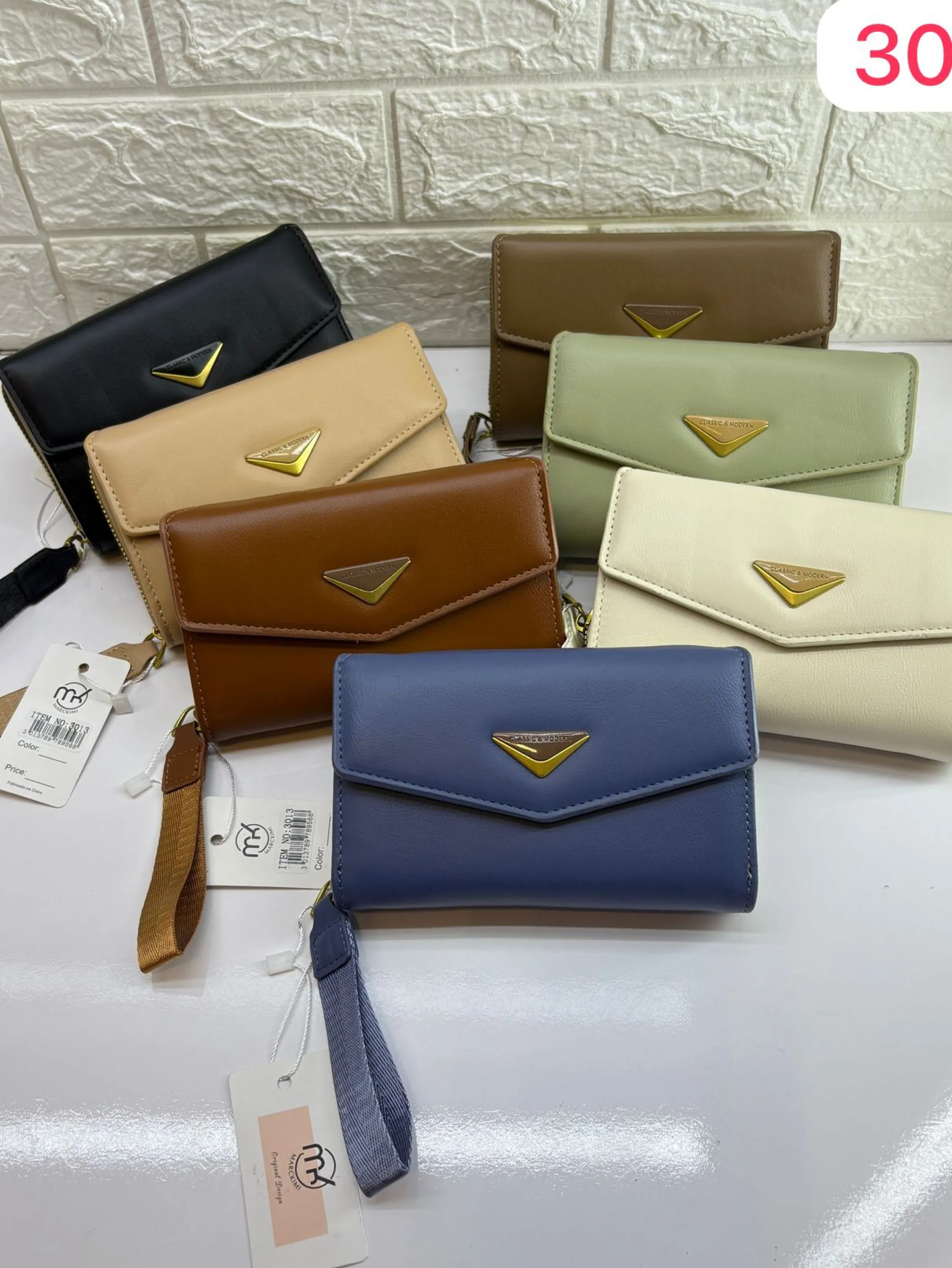 Kit 5 Carteiras Feminina 3013