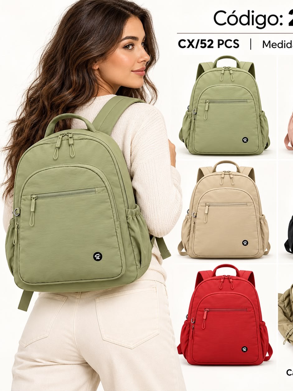 Mochila Feminina Nylon 2726
