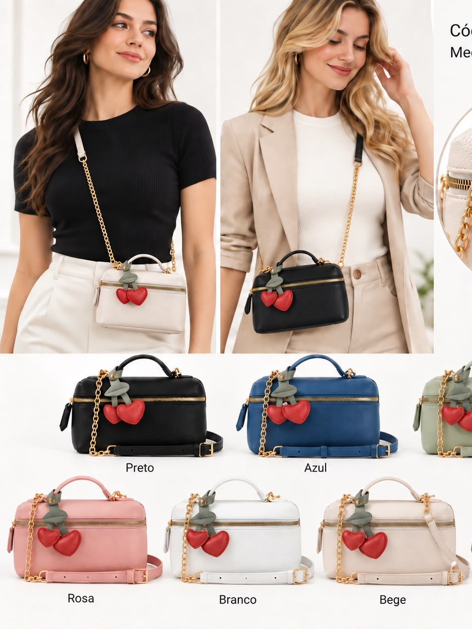 Bolsa Feminina Tiracolo pequena 1115