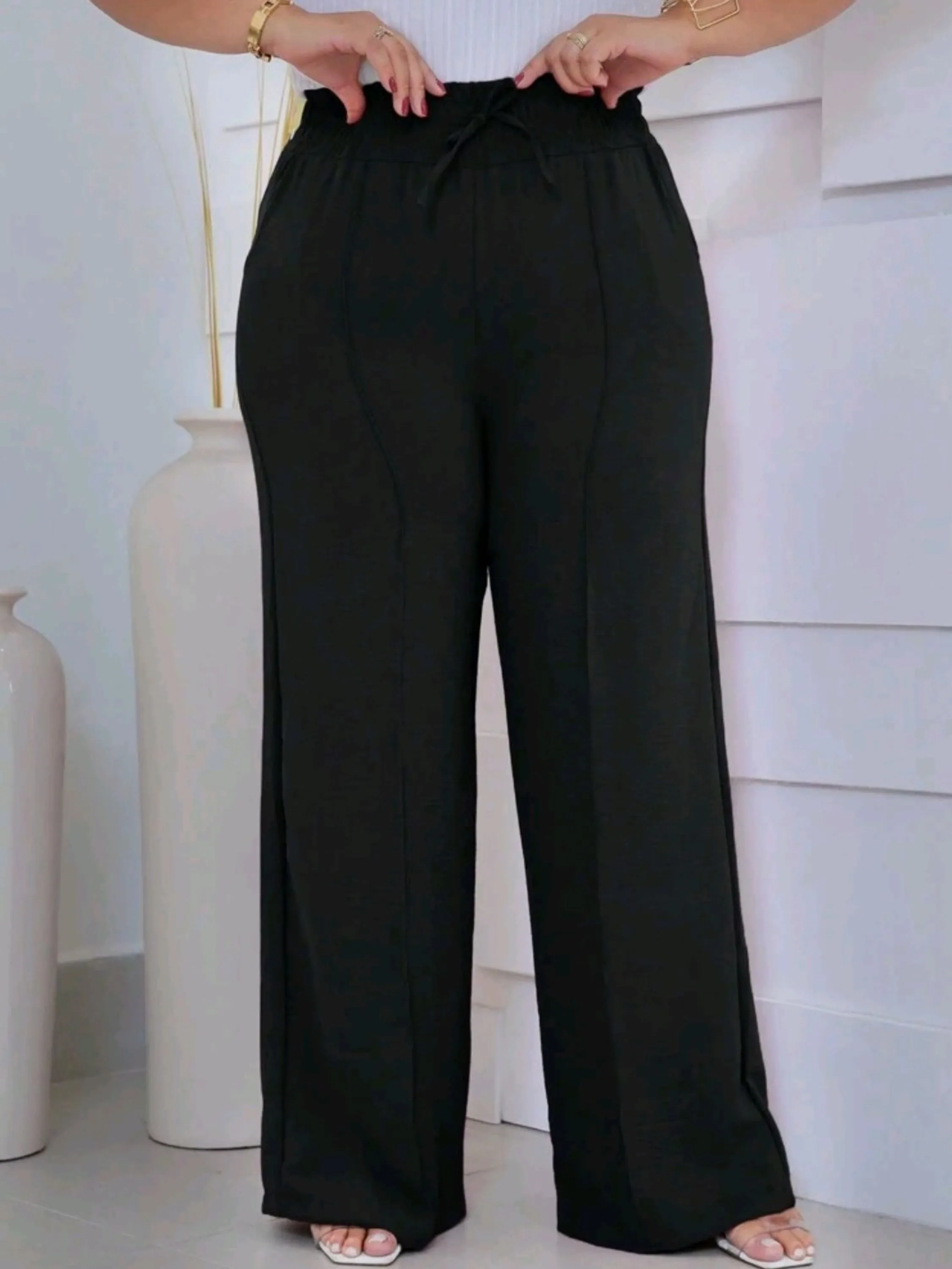 Calça pantalona duna Plus size C3333