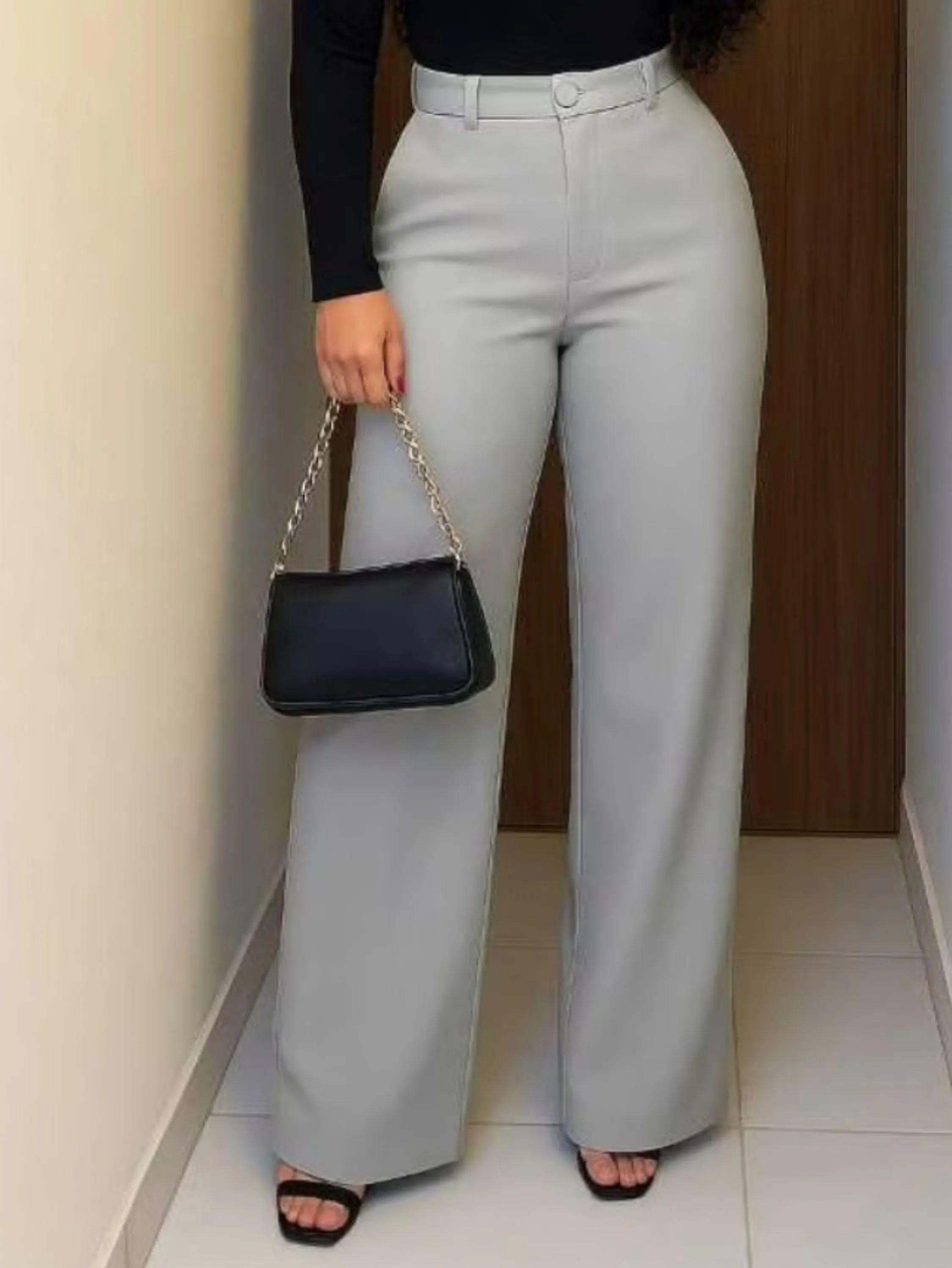 Calça Alfaiataria Wide Leg Pantalona