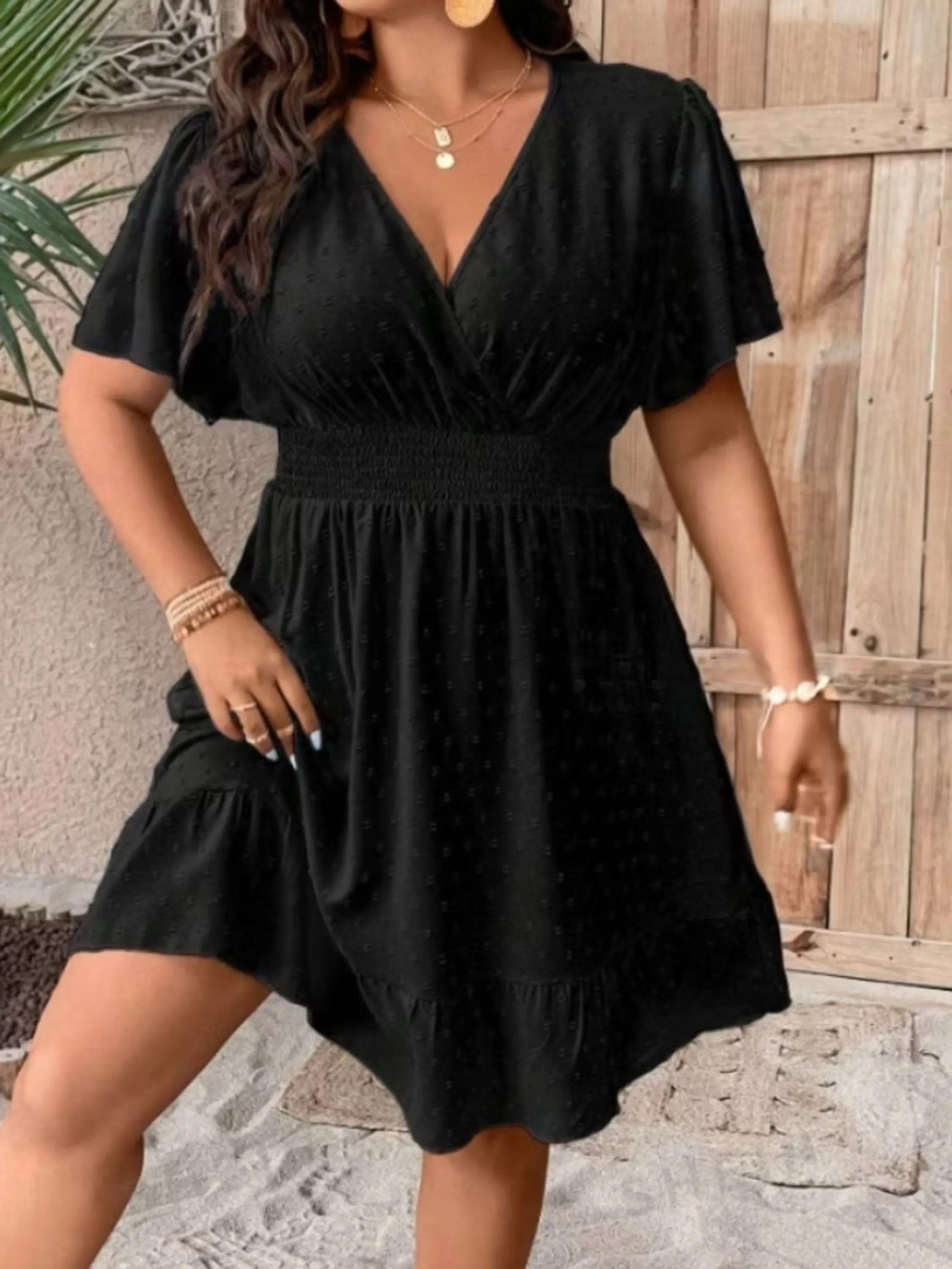 Vestido Duna Pipoca Plus size C3000