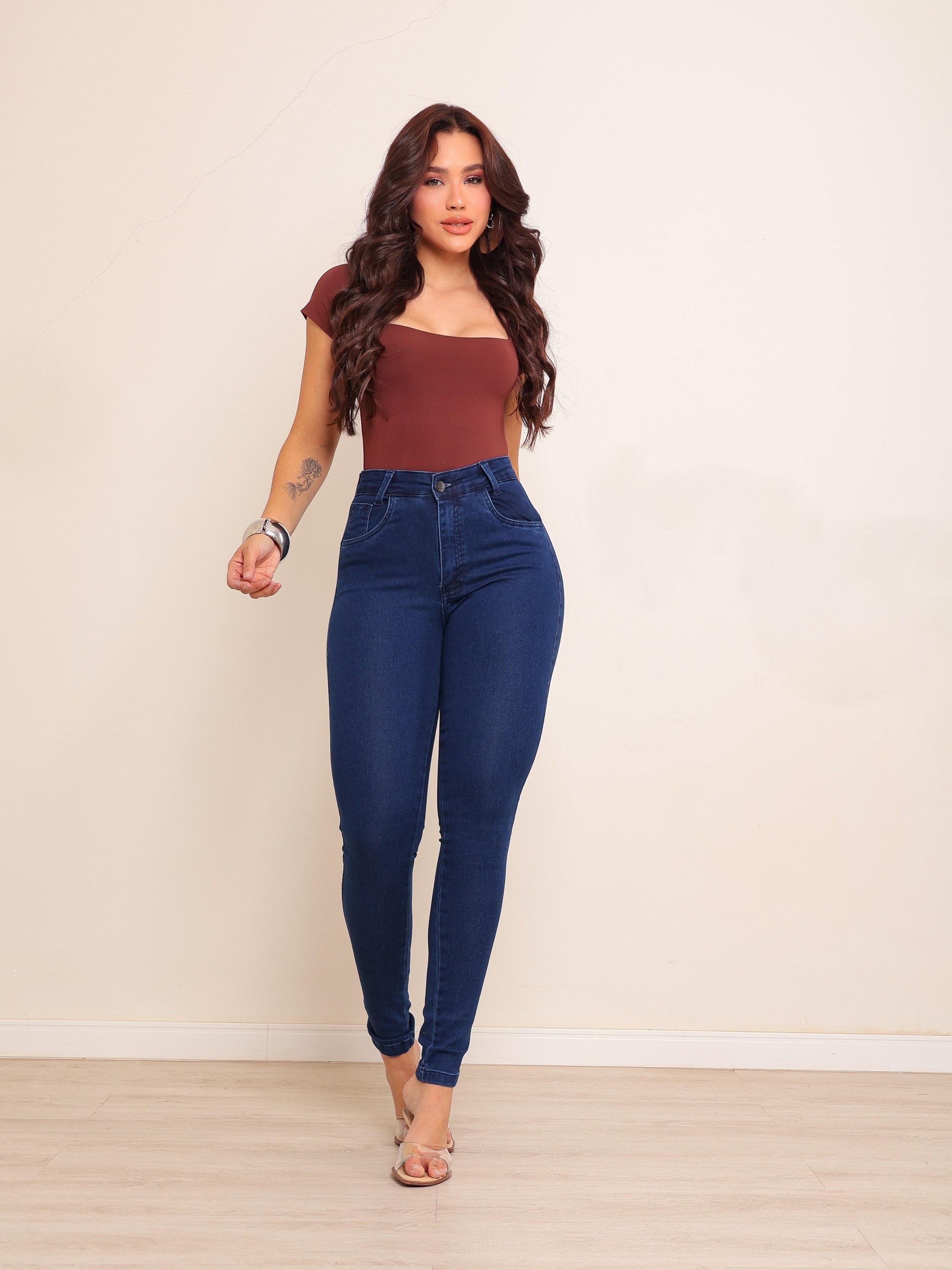 calça skinny jeans feminina