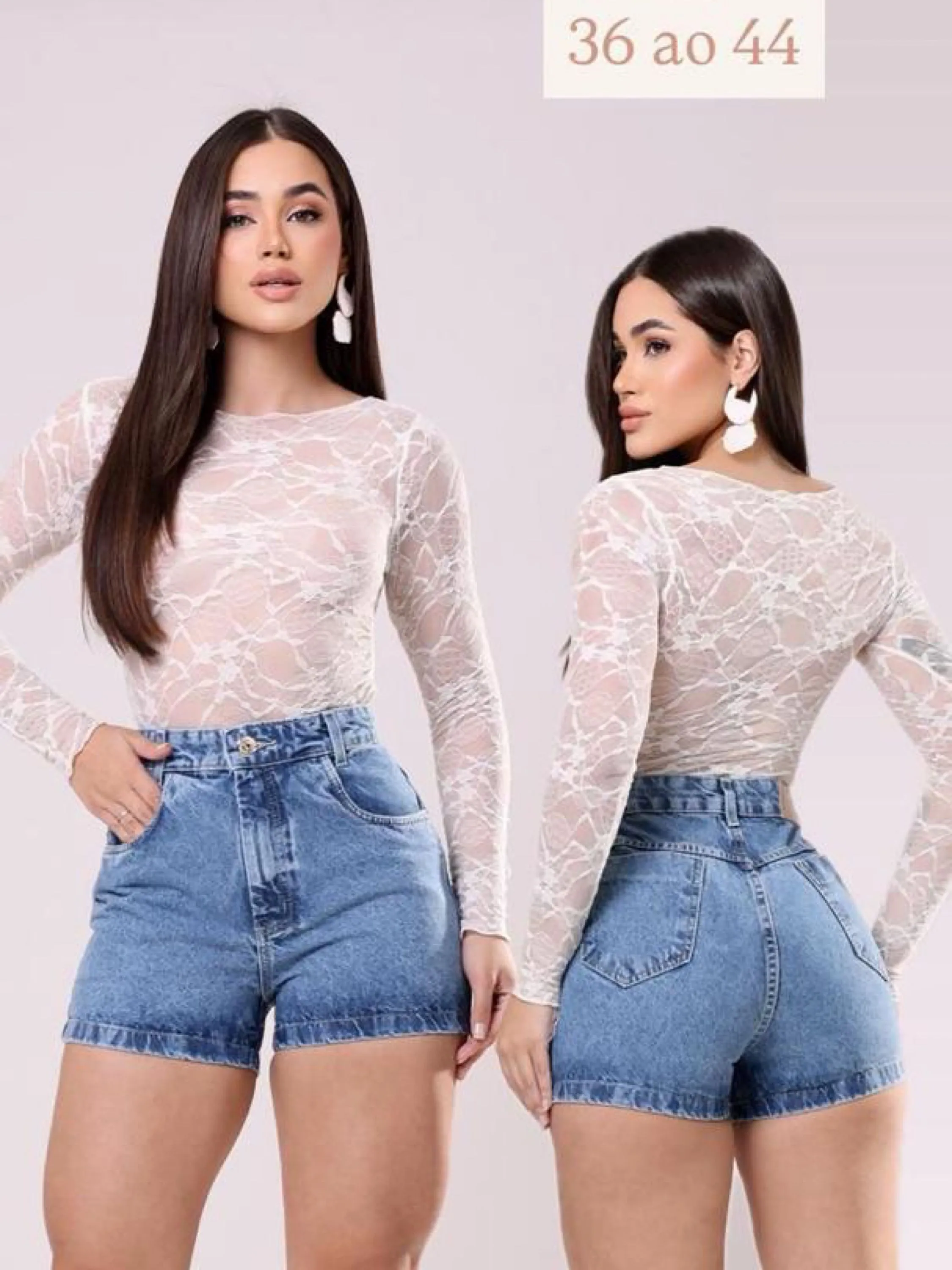 Short jeans feminino