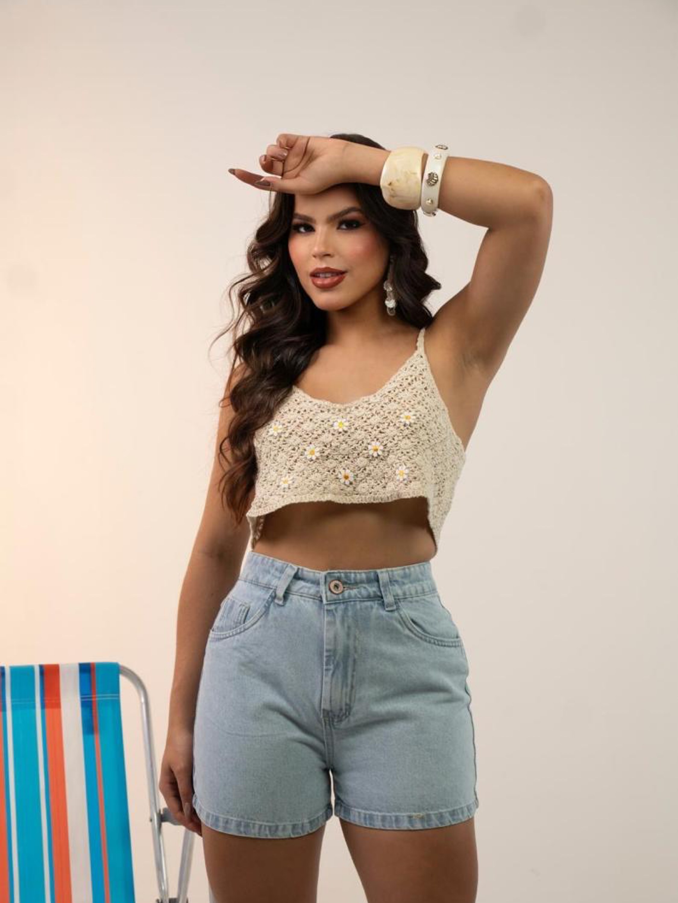 Short jeans feminino