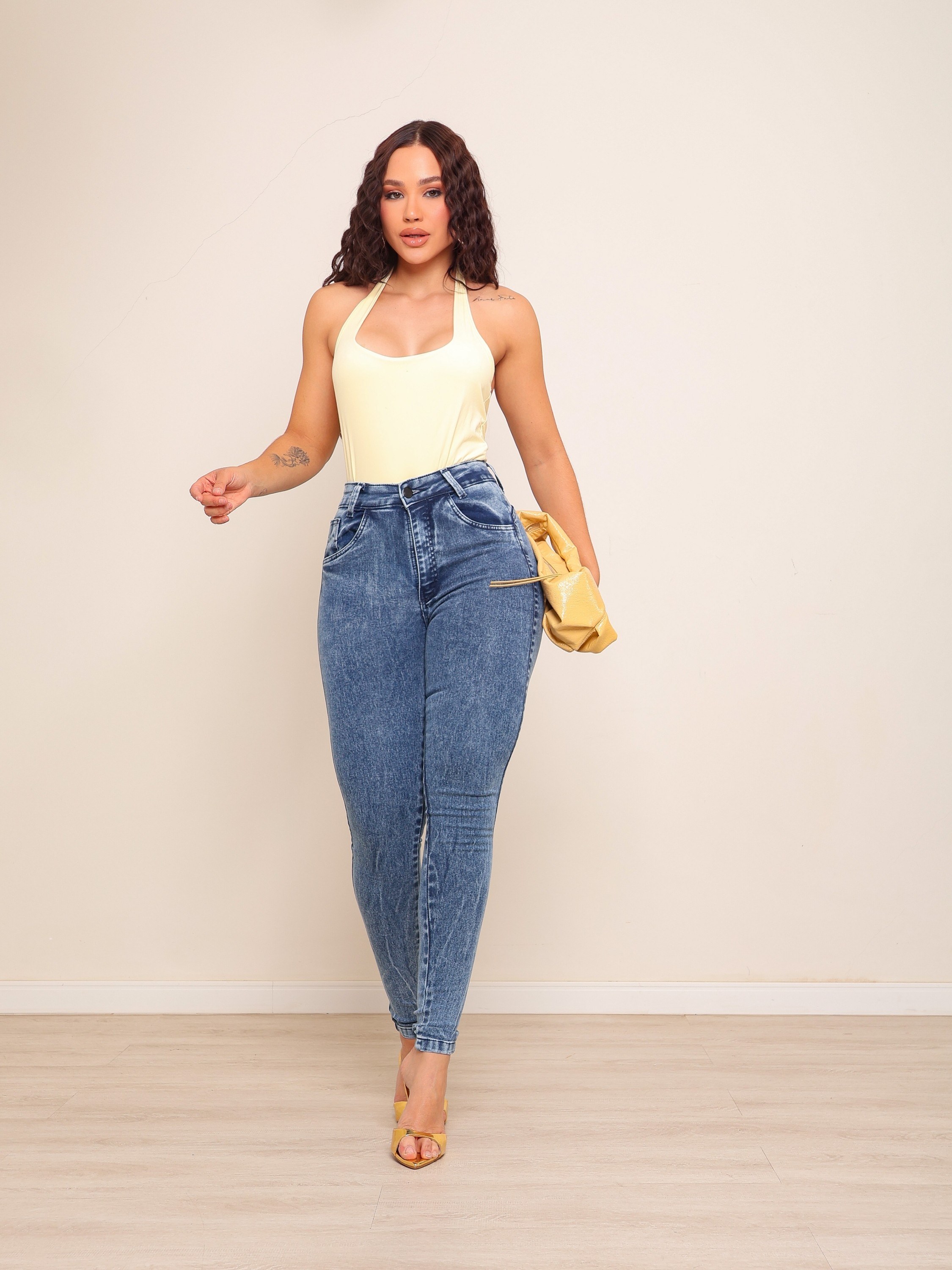 calça skinny jeans feminina
