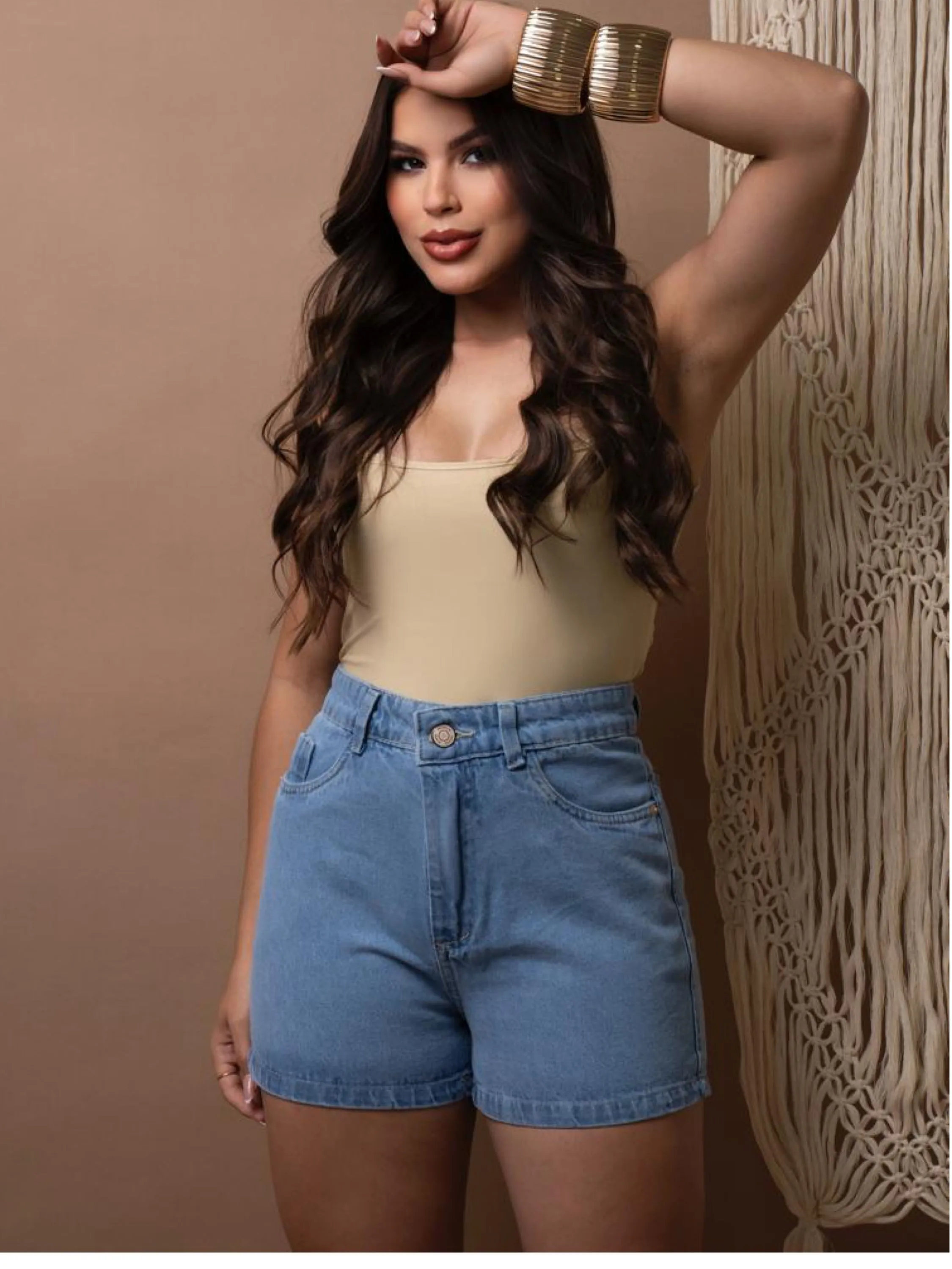 Short jeans feminino